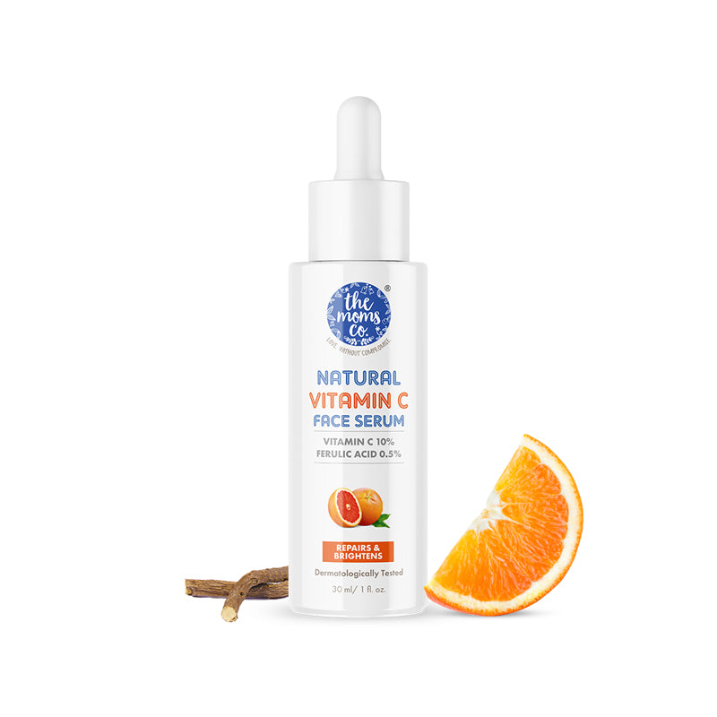 The Moms Co. Face Serum | with 10% Vitamin C | For brighter and even skin l 30ml