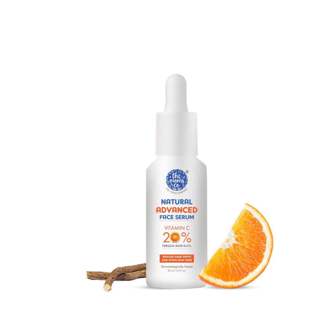 The Moms Co. Face Serum | with 20% Vitamin C | For brighter and even skin l 20ml