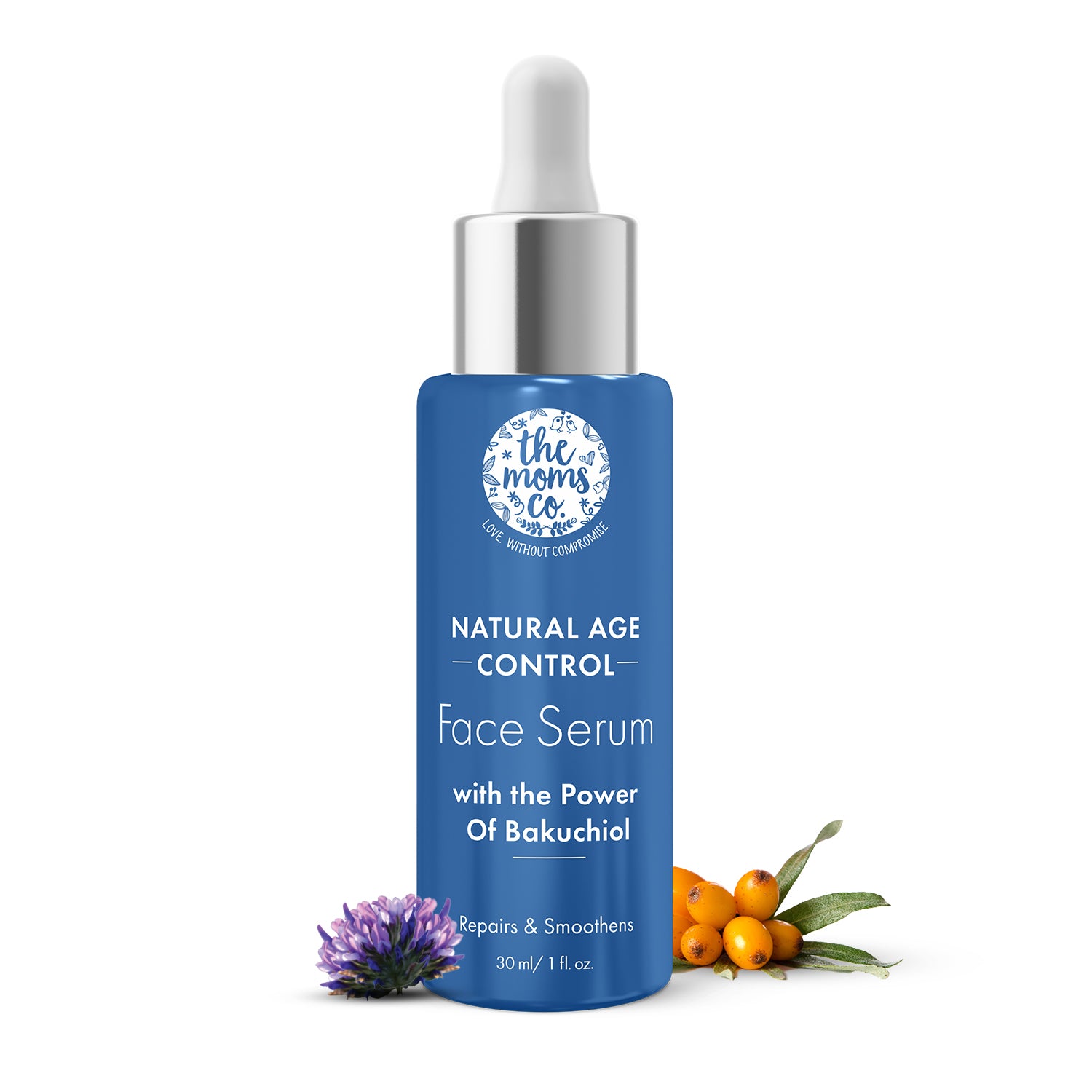 The Moms Co Natural Age Control Face Serum l Overnight Repair & firming l Reduce Fine Lines & Wrinkles l Anti Ageing l Natural Retinol and Niacinamide(30ml)