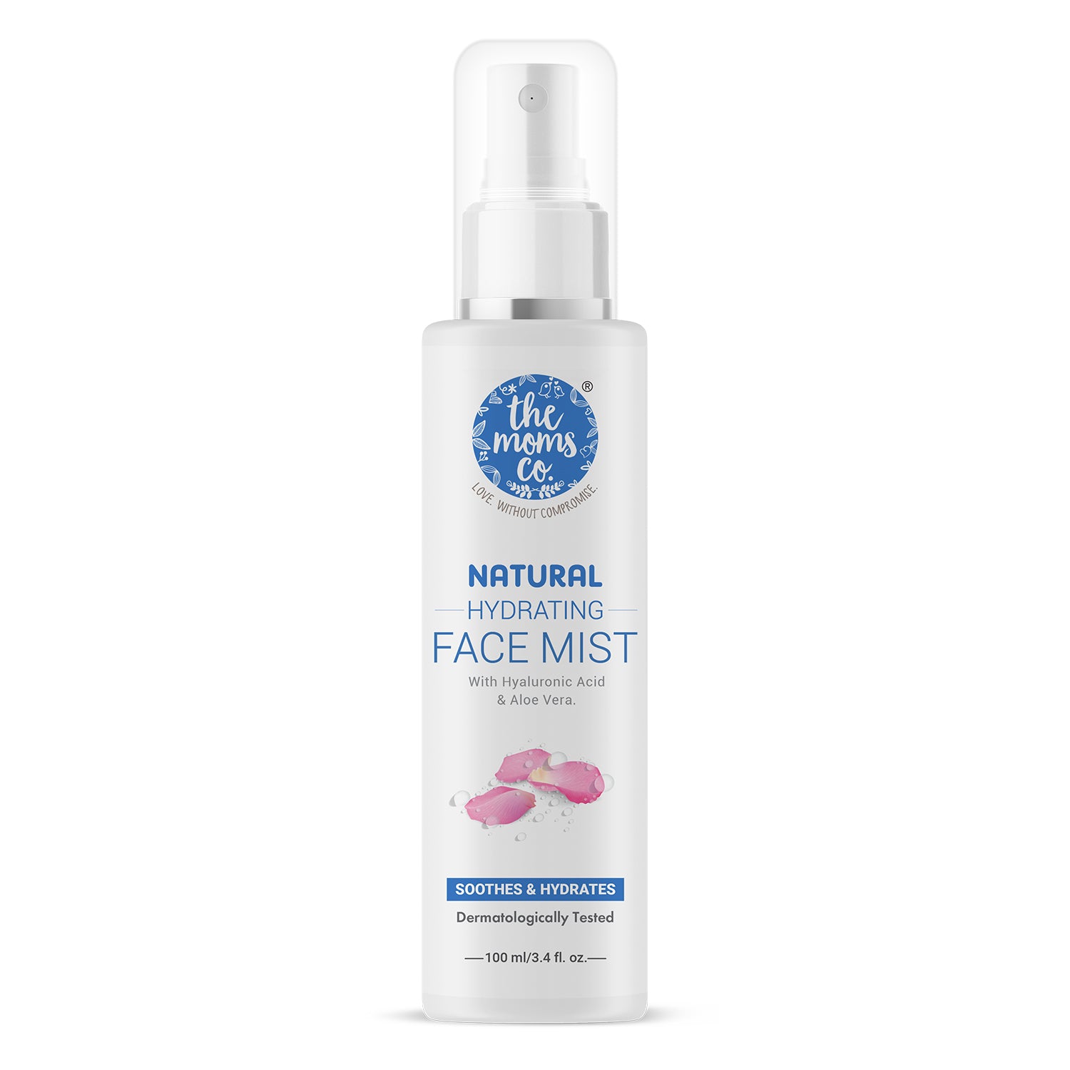 The Moms Co. Natural Hydrating Face Mist| With Hyaluronic acid for Instant Hydration & Moisturization| Face Mist Spray 100 ml