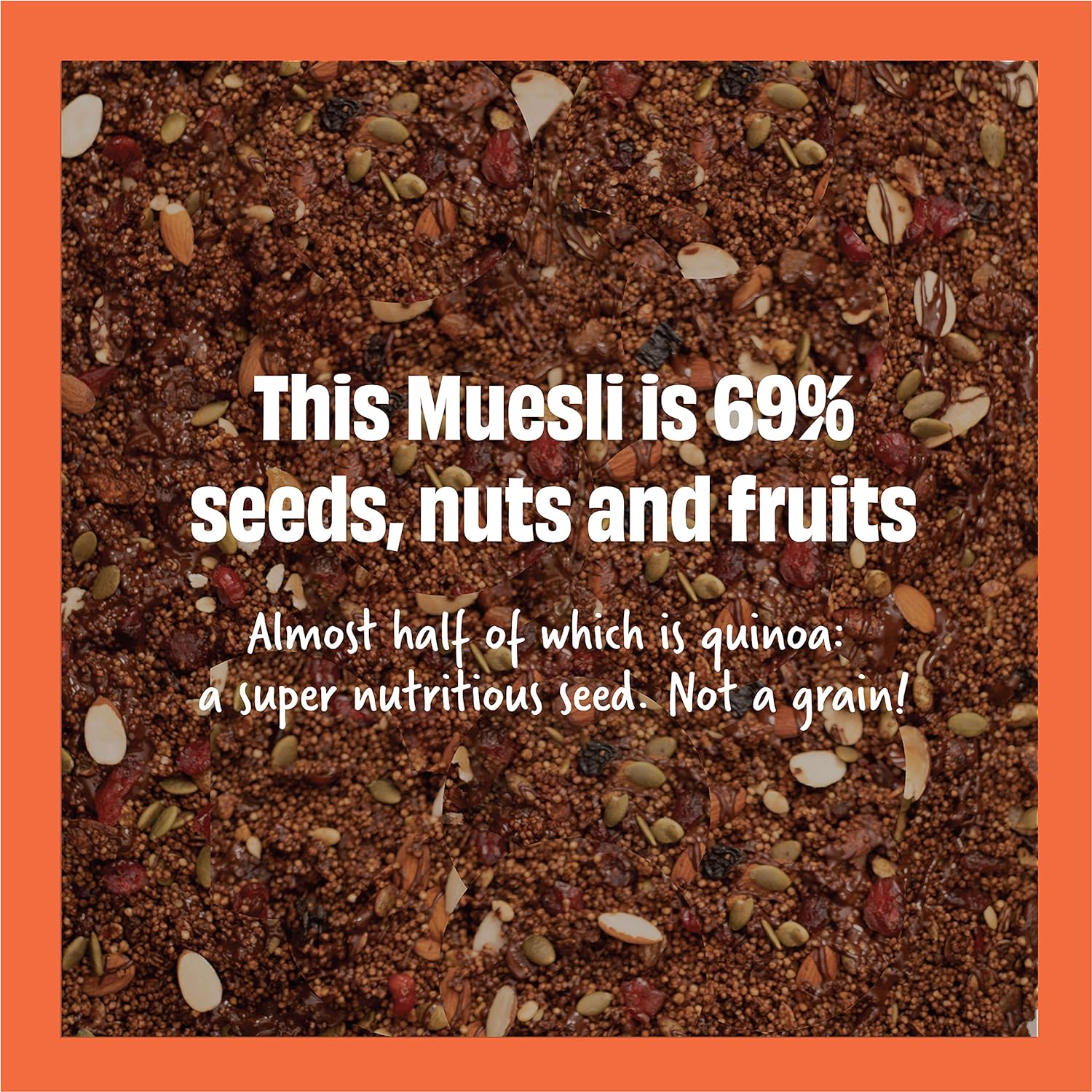 The Whole Truth - Breakfast Muesli | Quinoa Choco Crunch Muesli | 320grams | Vegan | Dairy-free | No Artificial Sweeteners | No Added Flavours | No Gluten or Soy | Nutritious Snacks