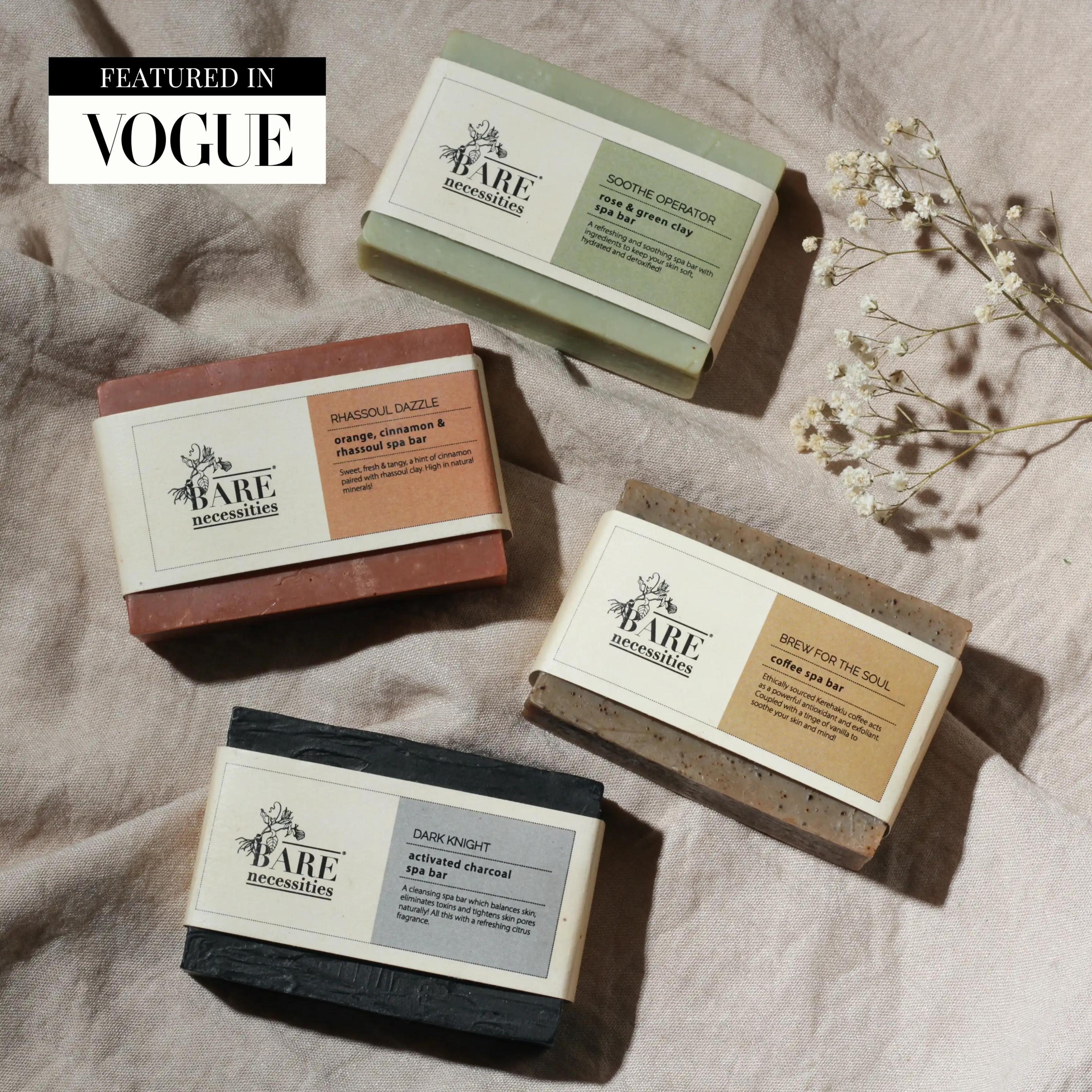 Bare Necessities Spa Bars | Pack of 4 | 300gm