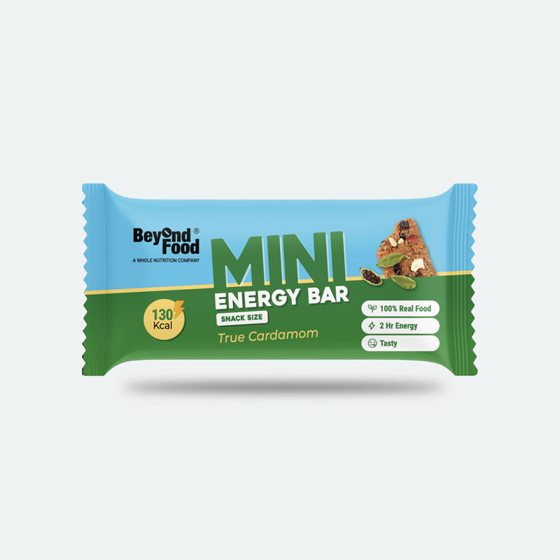 Beyond Food Mini energy bars - Cardamom | Pack of 6 | 6x30g