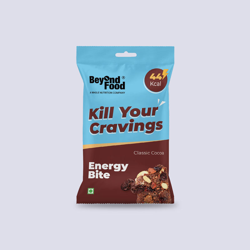 Beyond Food Energy Bites - Classic Cocoa | Pack of 25 | 25x10g