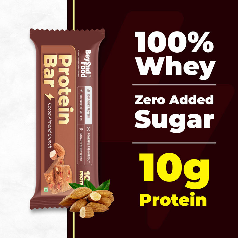 Beyond Food Protein Bar - Cocoa | Pack of 6 | 6x40g