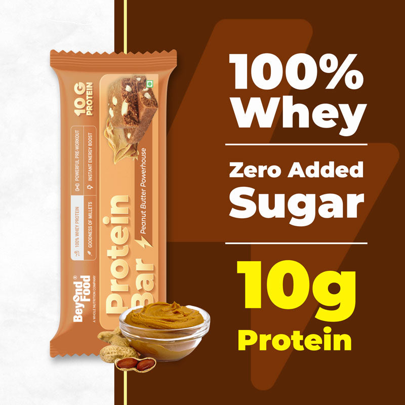 Beyond Food Protein Bar - Peanut | Pack of 6 | 6x40g
