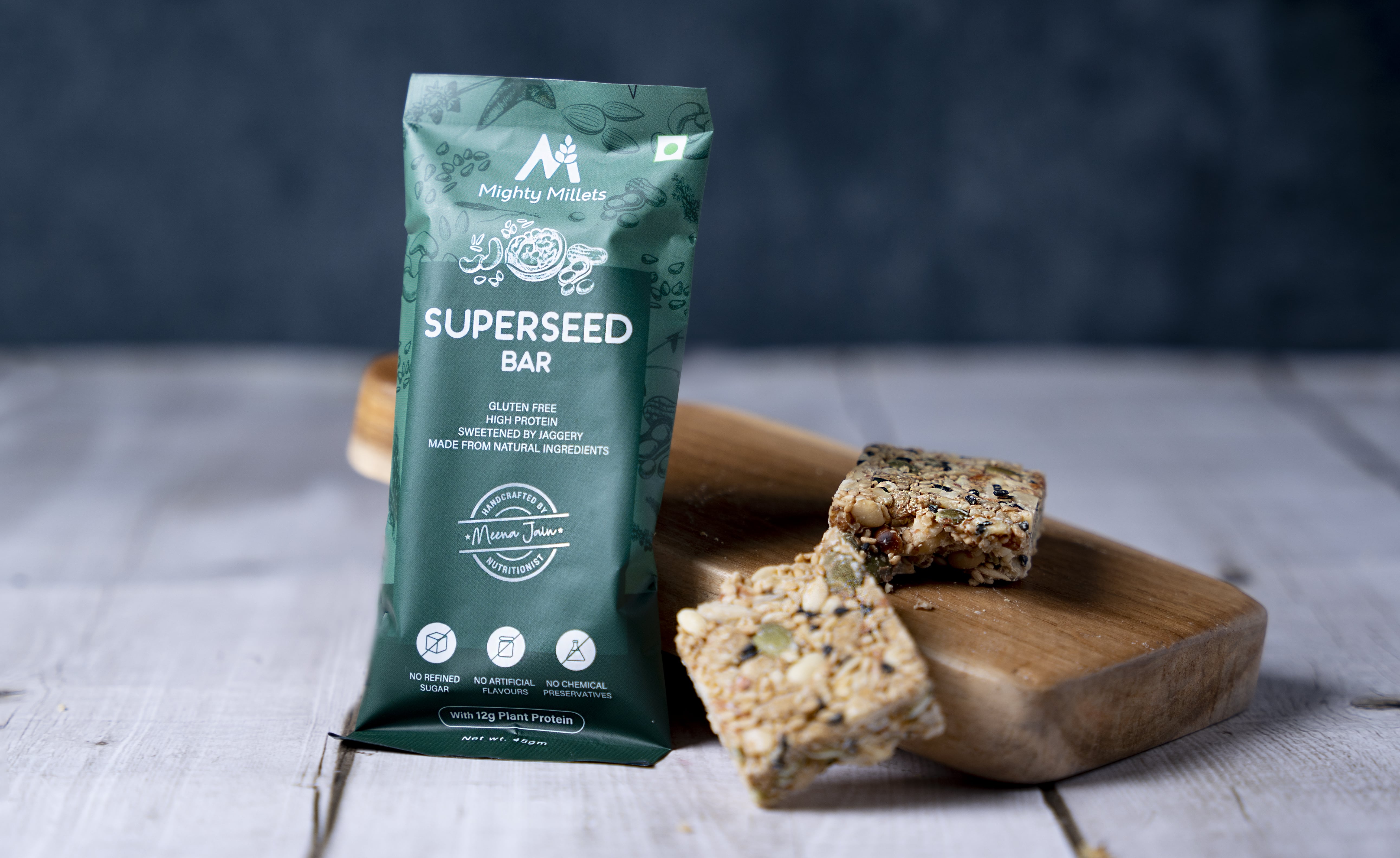 Mighty Millets Superseed Bar | Pack of 4 | 4x45g