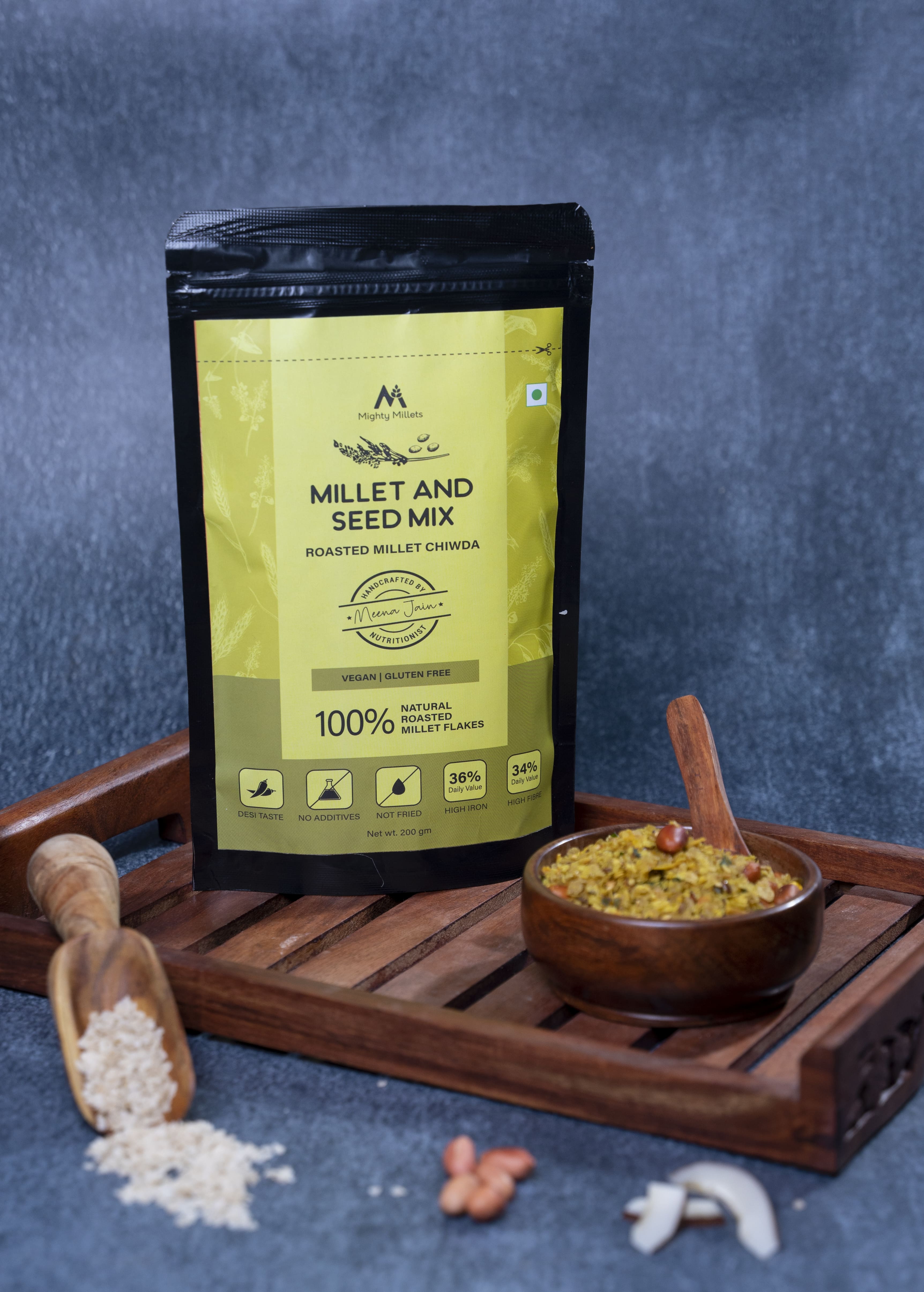 Mighty Millets | Millet & Seed Mix | Pack of 2 | 2x200g