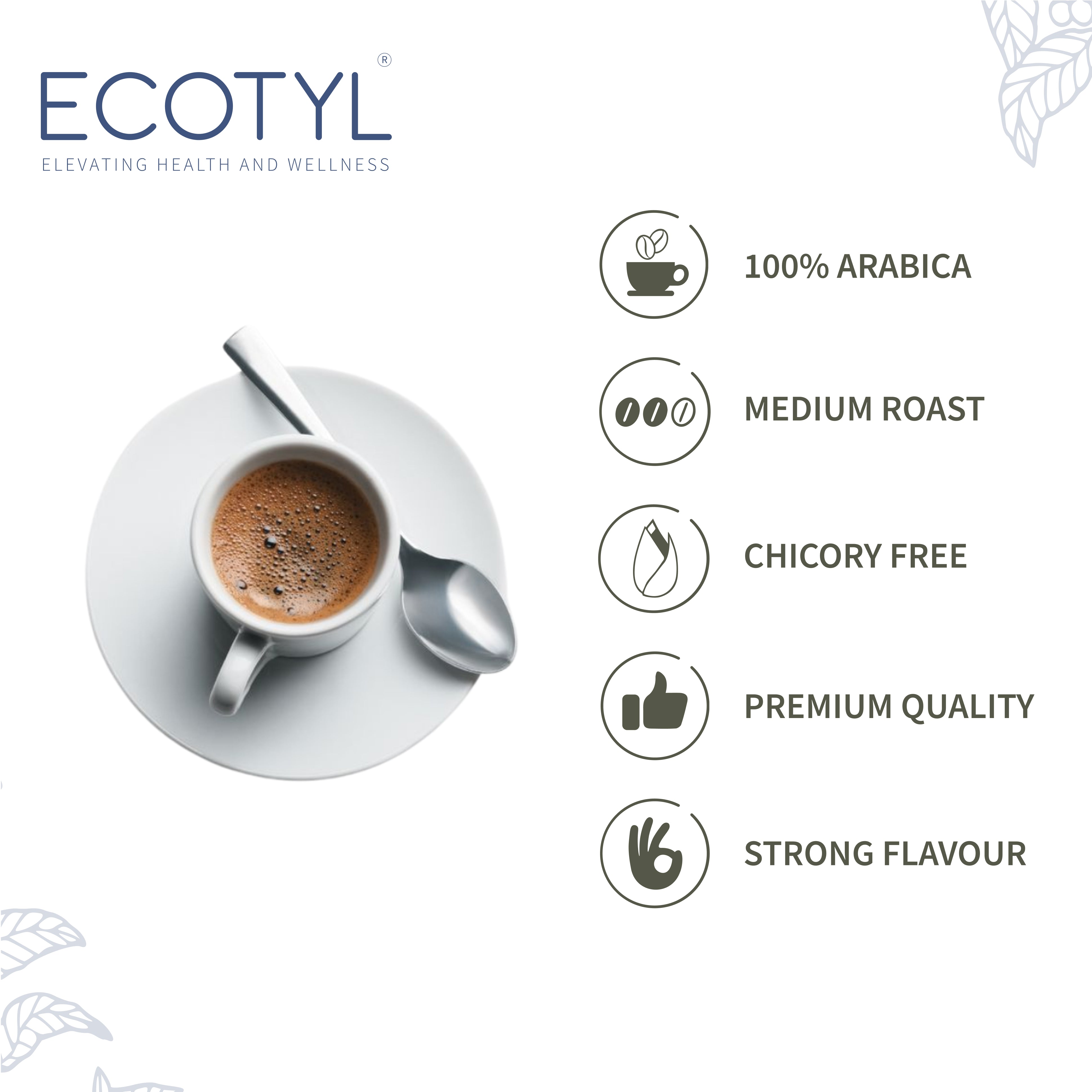 Ecotyl Coffee Powder | 100% Arabica | Medium Roast