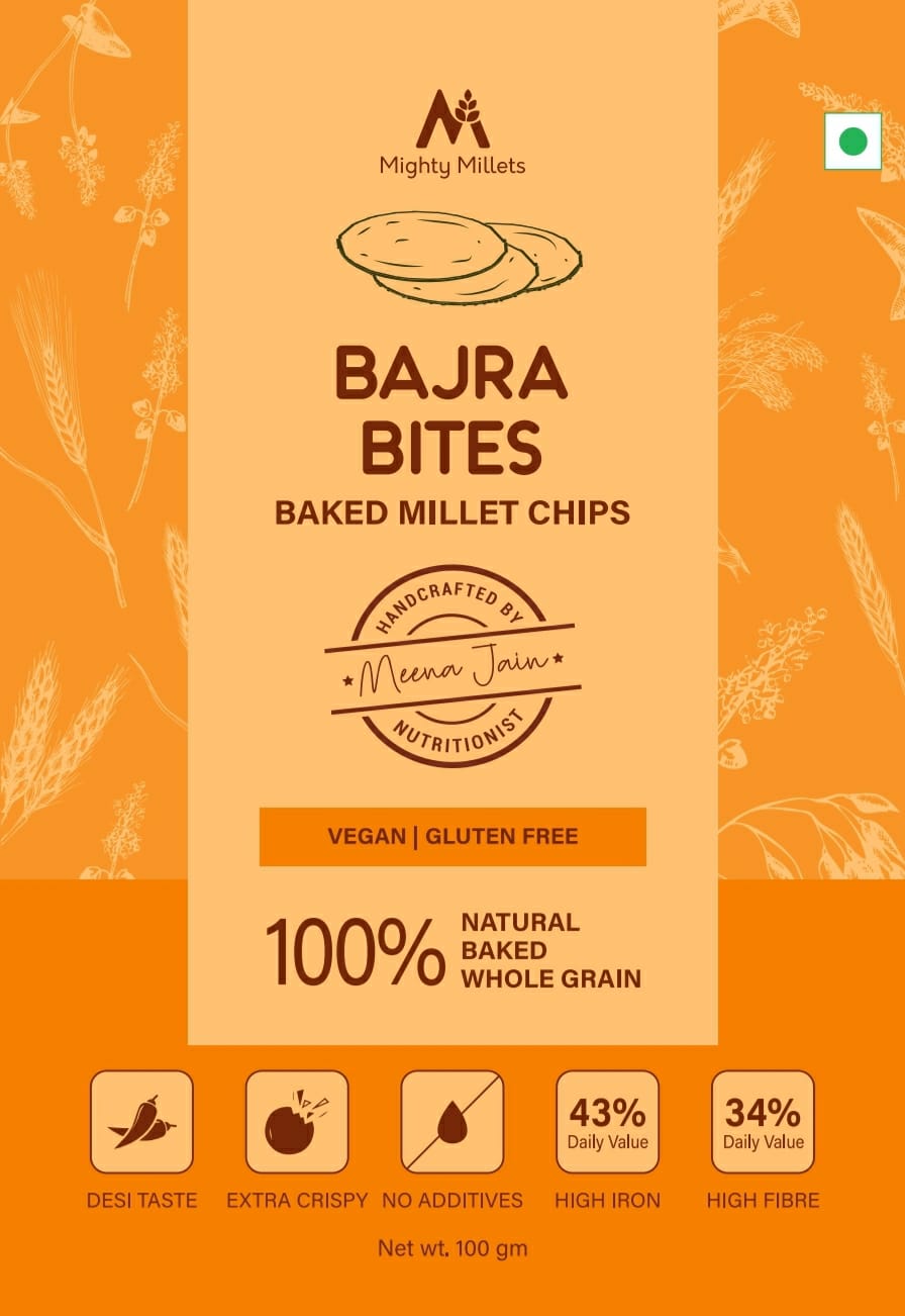 Mighty Millets Bajra Bites | Pack of 2 | 2x100g