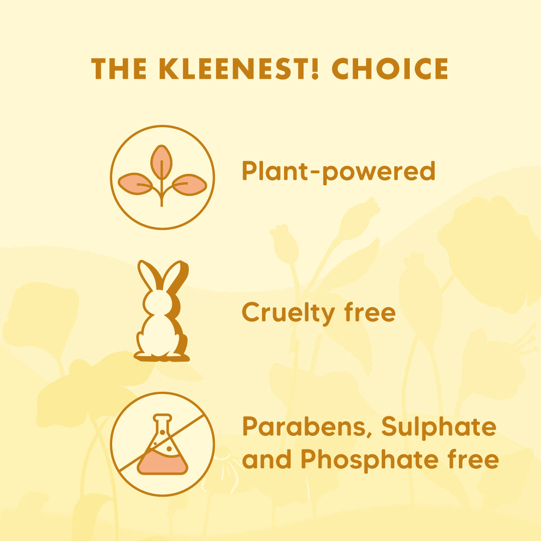 Kleenest Natural Dishwash Liquid, Lime Fragrance| 1000ml made by 200ml Concentrate Starter Kit| Removes Tough Grease, Soft on Hands| Plant-Derived, LABSA & Paraben free| Safe for Baby & Pet Utensil