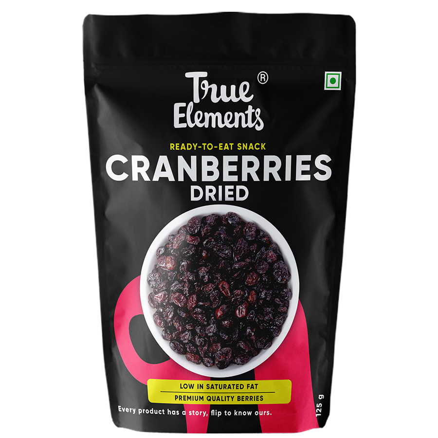 True Elements Dried Whole Cranberries