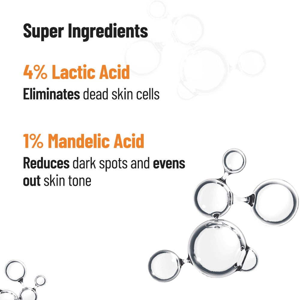 Chemist at Play UnderArm Roll On with 4% Lactic Acid & 1% Mandelic Acid | Prevents Odour, Helps Reduce Pigmentation, Kills Bacteria & Exfoliates Underarm | Fragrance Free for Sensitive Skin | Alcohol & Aluminium Free | 40 ml