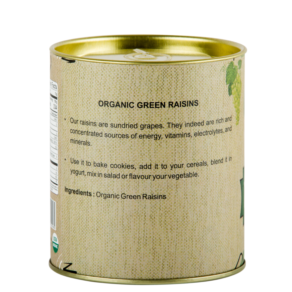 Praakritik Organic Green Raisins | 200g