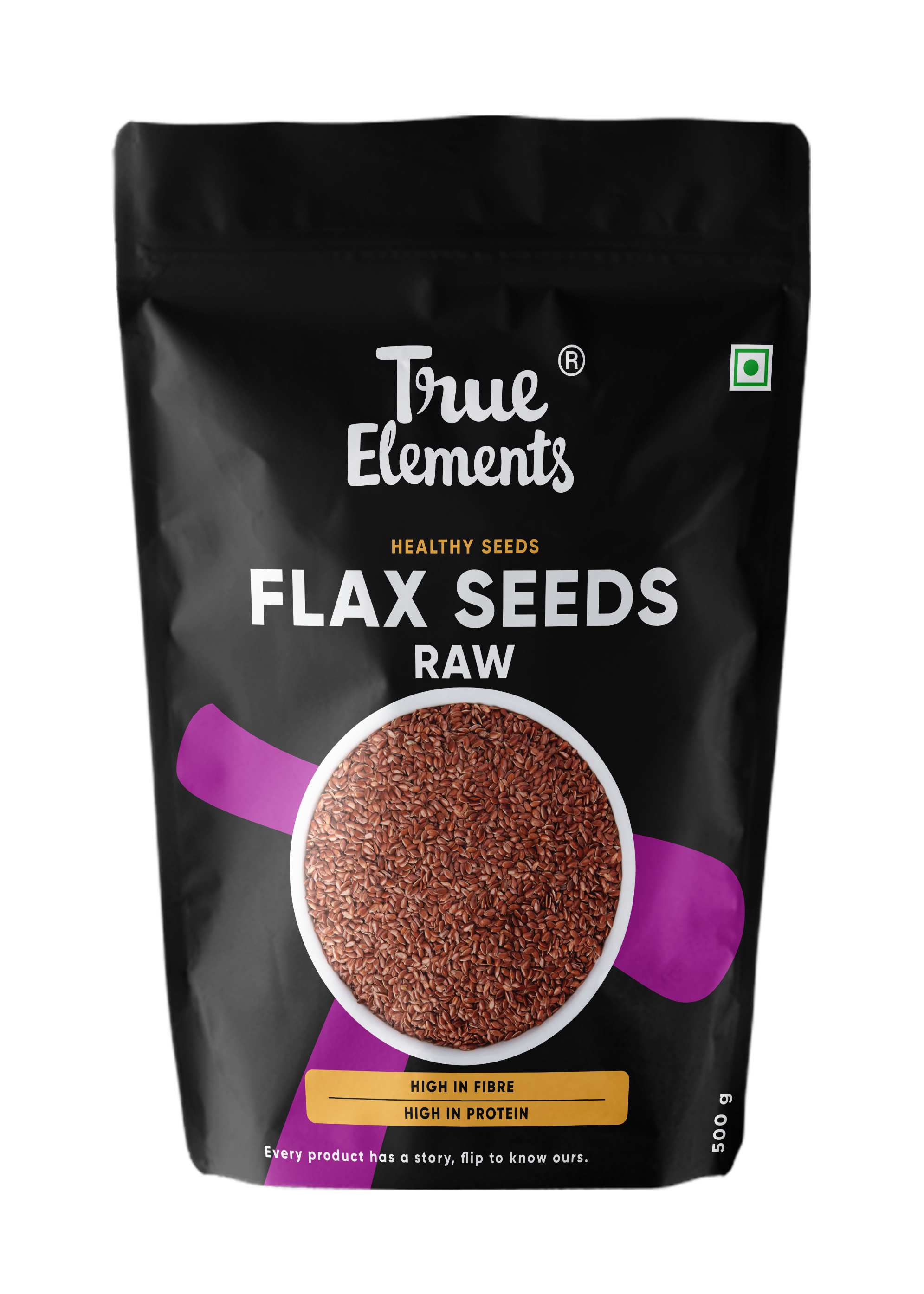 True Elements Raw Flax Seeds