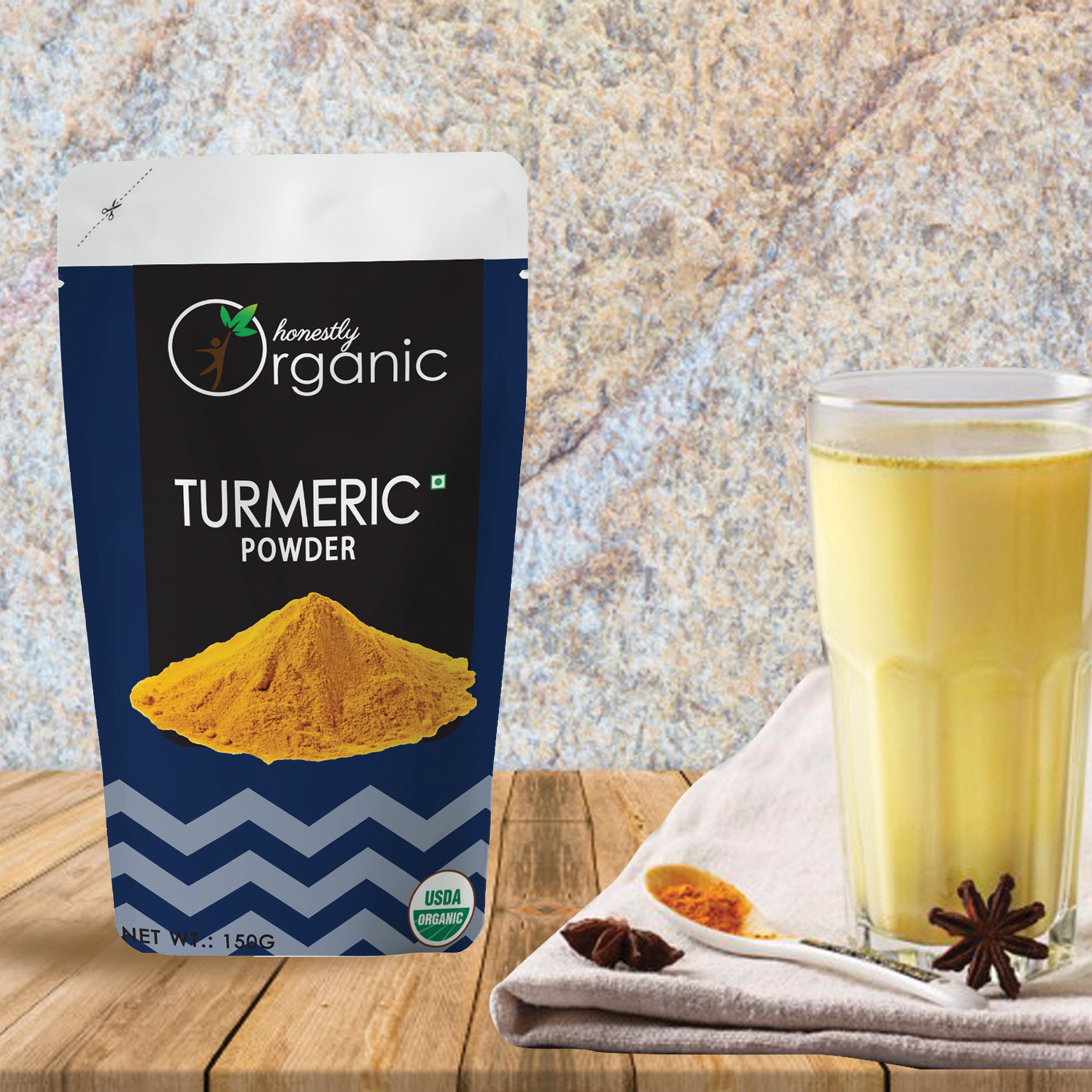 D-Alive Honestly Organic Turmeric Powder - 150g