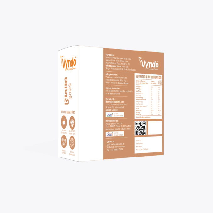 Vyndo | Farali Bhakhri | Pack of 3 | 600gm