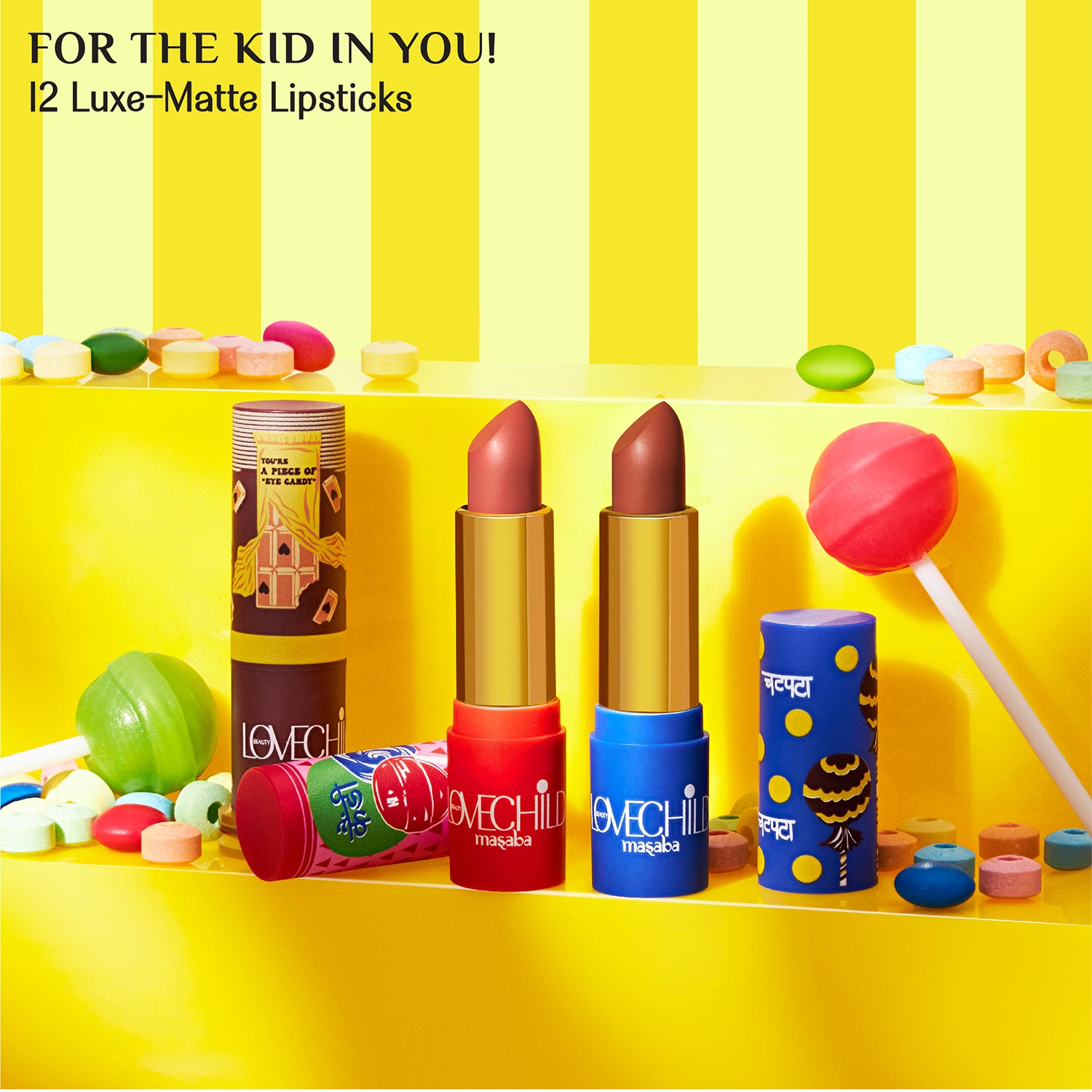 LoveChild Masaba - For the Kid in You! - 01 Eye-candy - Luxe Matte Lipstick