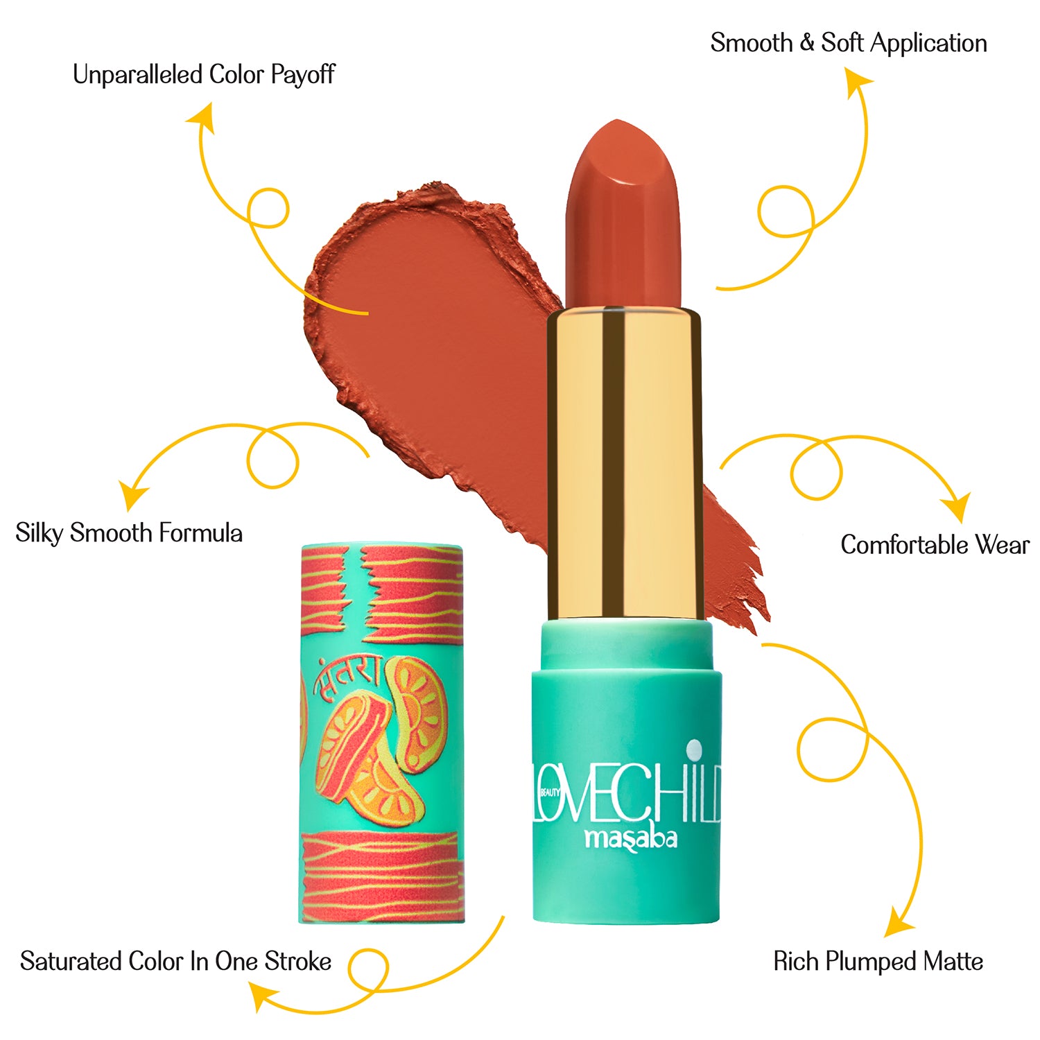 LoveChild Masaba - For the Kid in You! - 09 Sour-casm - Luxe Matte Lipstick