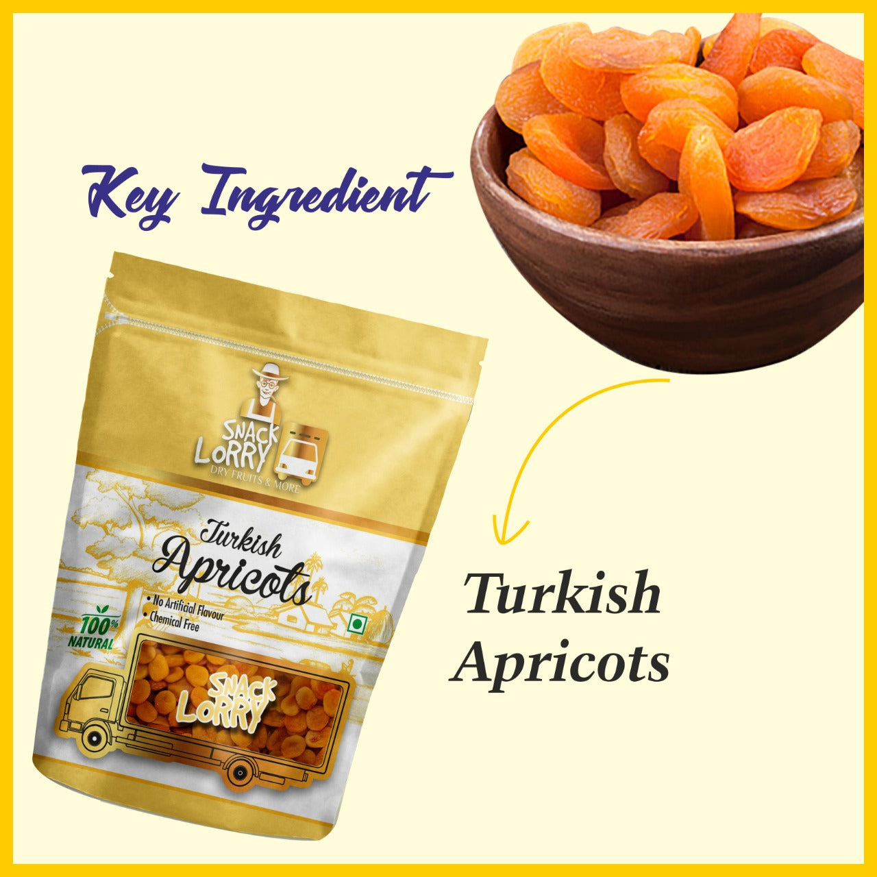 Snacklorry Turkish Apricots | 200g