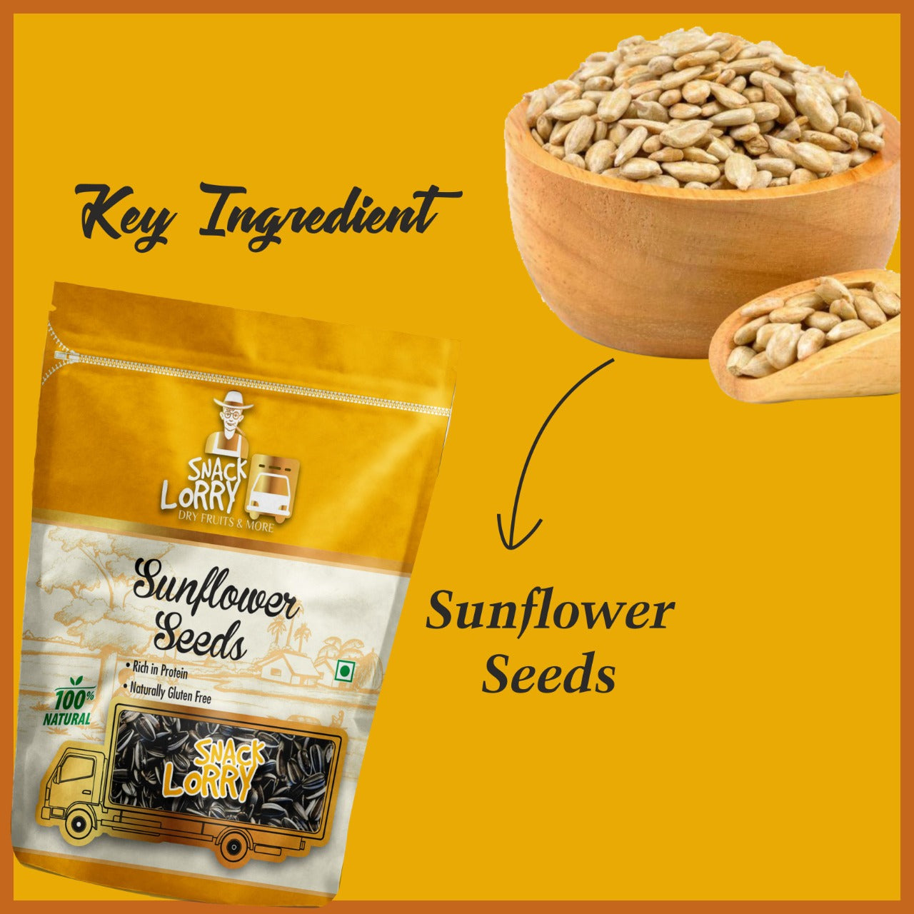 Snacklorry raw sunflower seeds