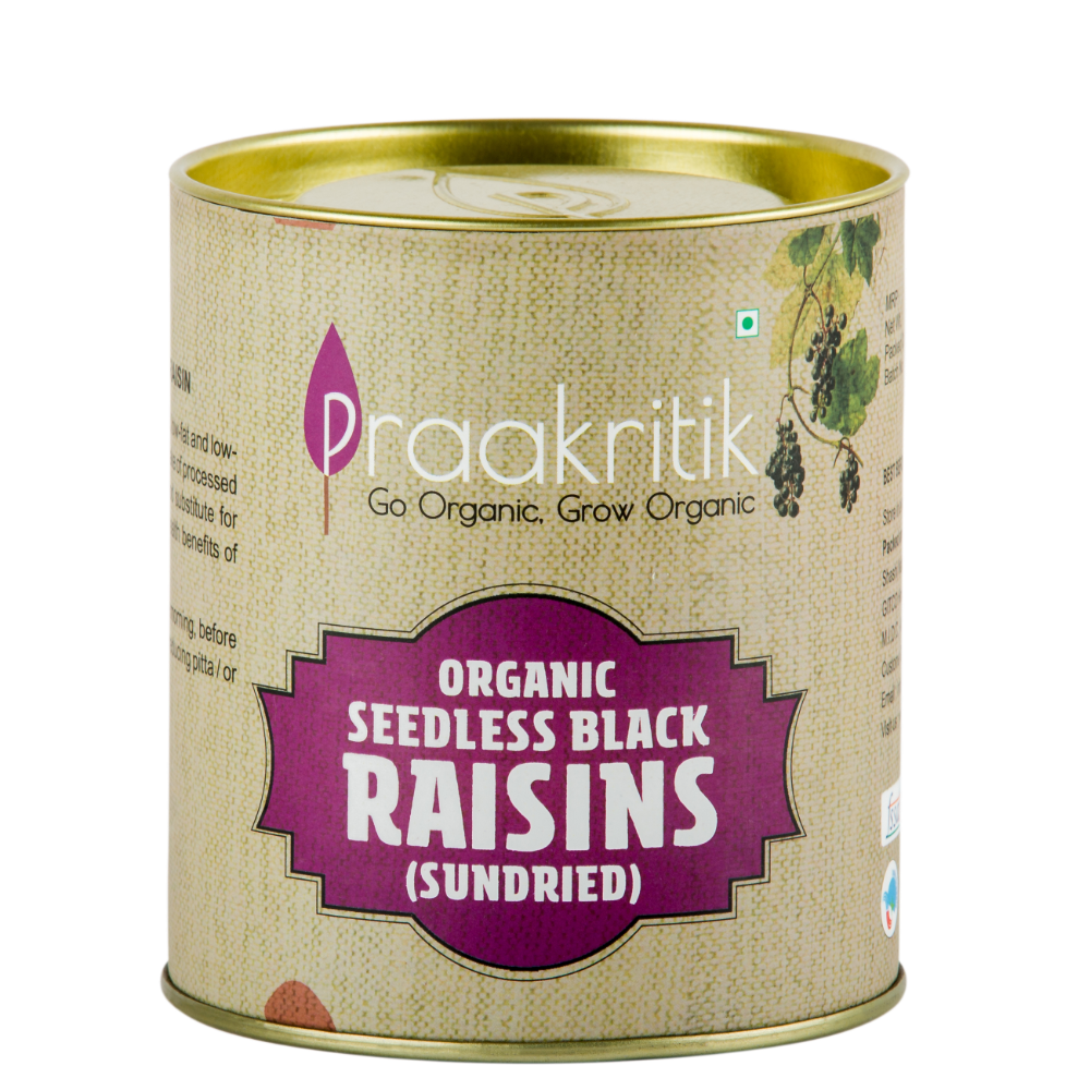 Praakritik Organic Black Raisins | 200g