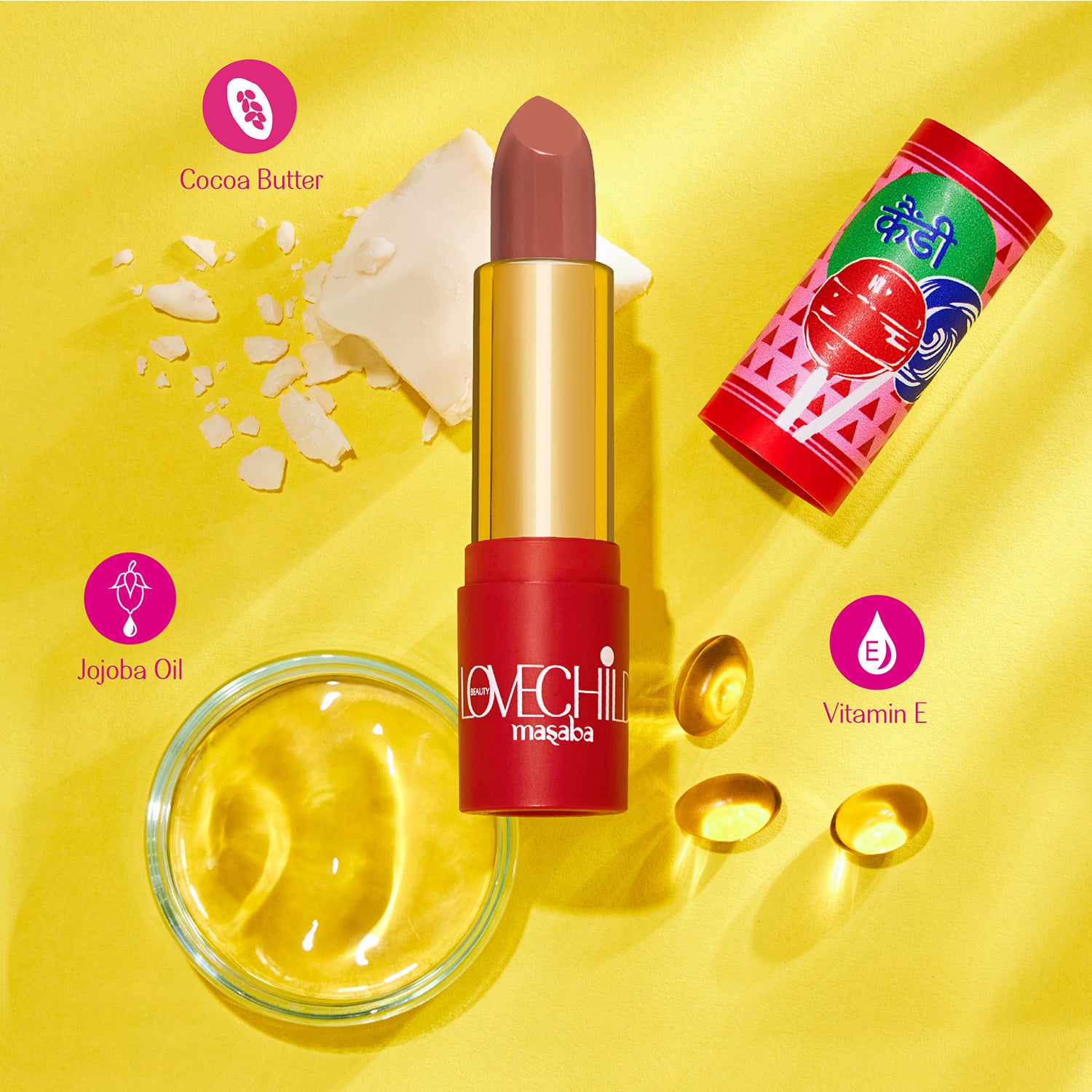LoveChild Masaba - For the Kid in You! - 01 Eye-candy - Luxe Matte Lipstick