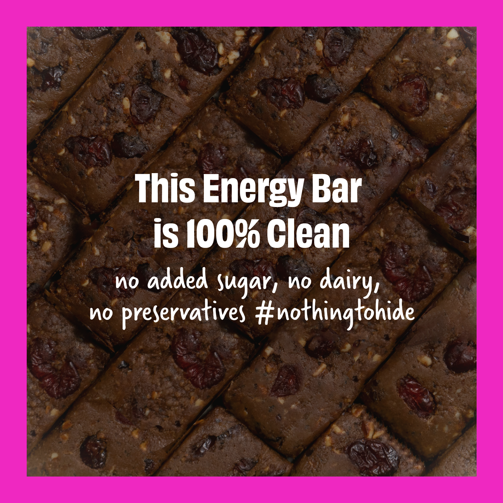 The Whole Truth - Energy Bars | Cocoa Cranberry Fudge | Pack of 6 x 40g | Dairy Free & Sugarfree | No Artificial Sweetener | Vegan | No Preservatives | All Natural | Healthy Snack