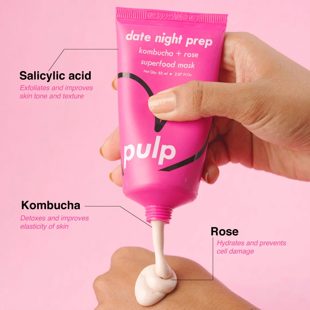 Pulp Facemask | Date Night Prep | With Salicylic Acid | 85ml