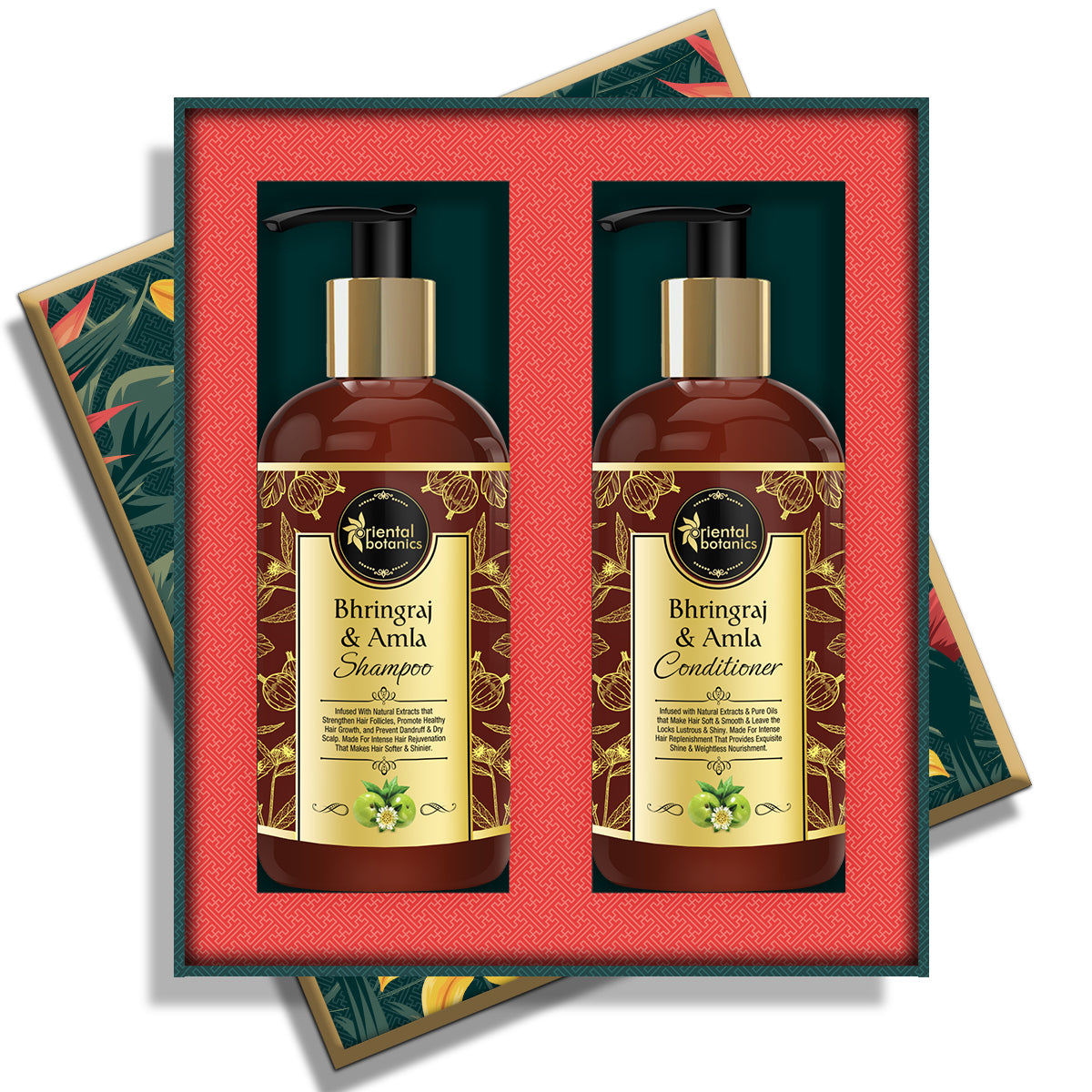 Oriental Botanics Bhringraj & Amla Hair Shampoo + Conditioner (300ml each)