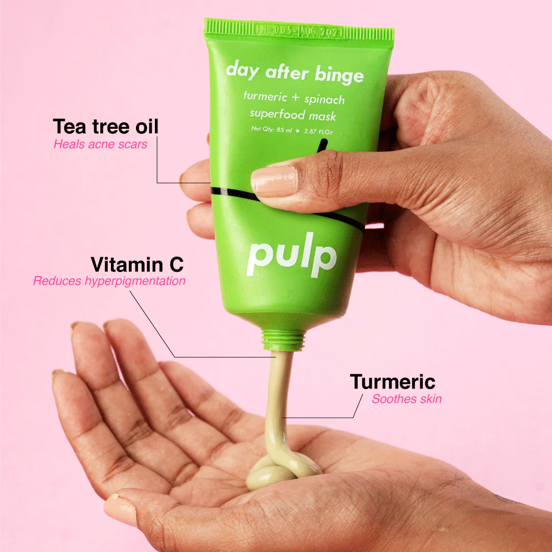 Pulp Facemask | Day After Binge | With Vitamin C | 85ml