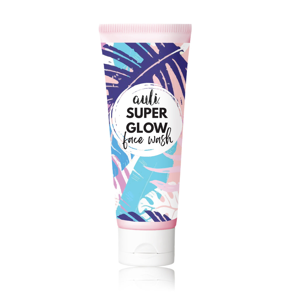 Auli Super Glow Hyaluronic Acid and Sandalwood Face Wash for all skin types, helps boost hydration and removes stubborn tan - 100GM