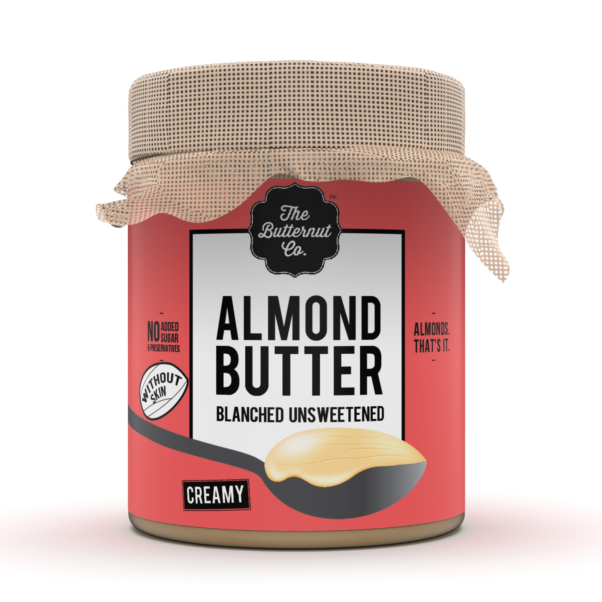 The Butternut Co. Blanched Unsweetened Almond Butter Creamy 200 gms