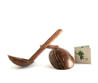 Thenga Natural Handmade Coconut Shell Serving Spoon
