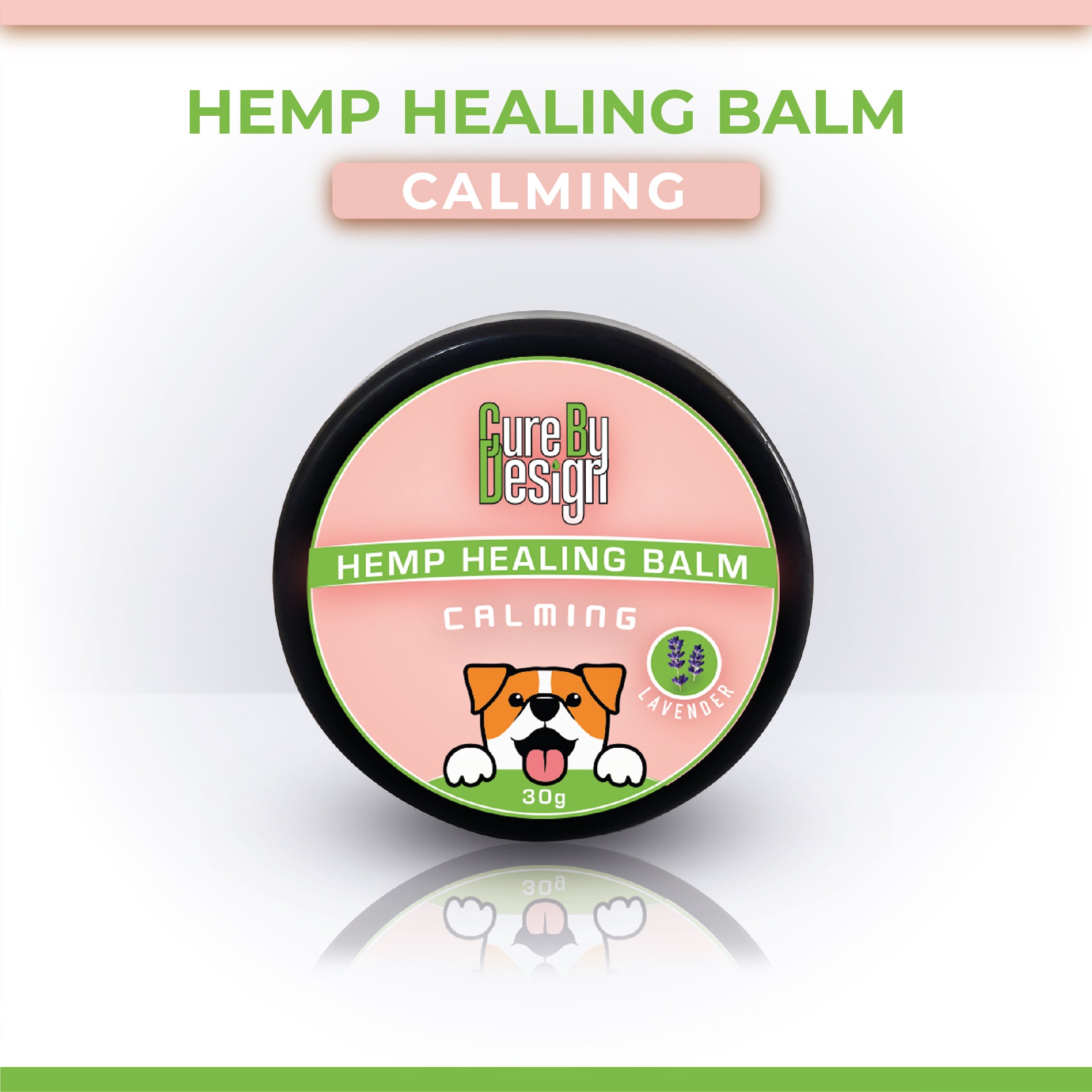 Cure By Design Hemp Healing Balm - Calming 30gm