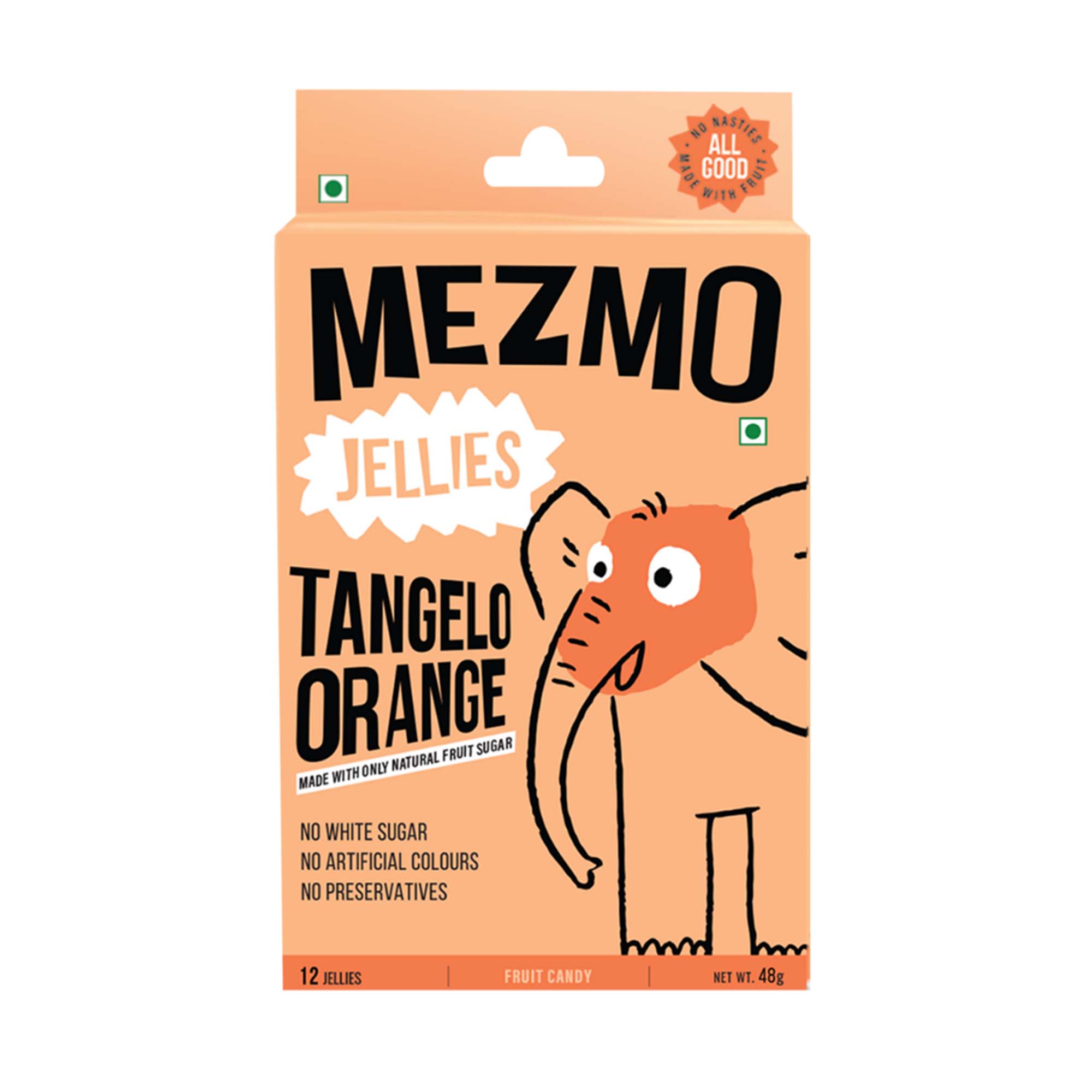 Mezmo Candy Tangelo Orange Pack of 3 ( 36 Jellies)
