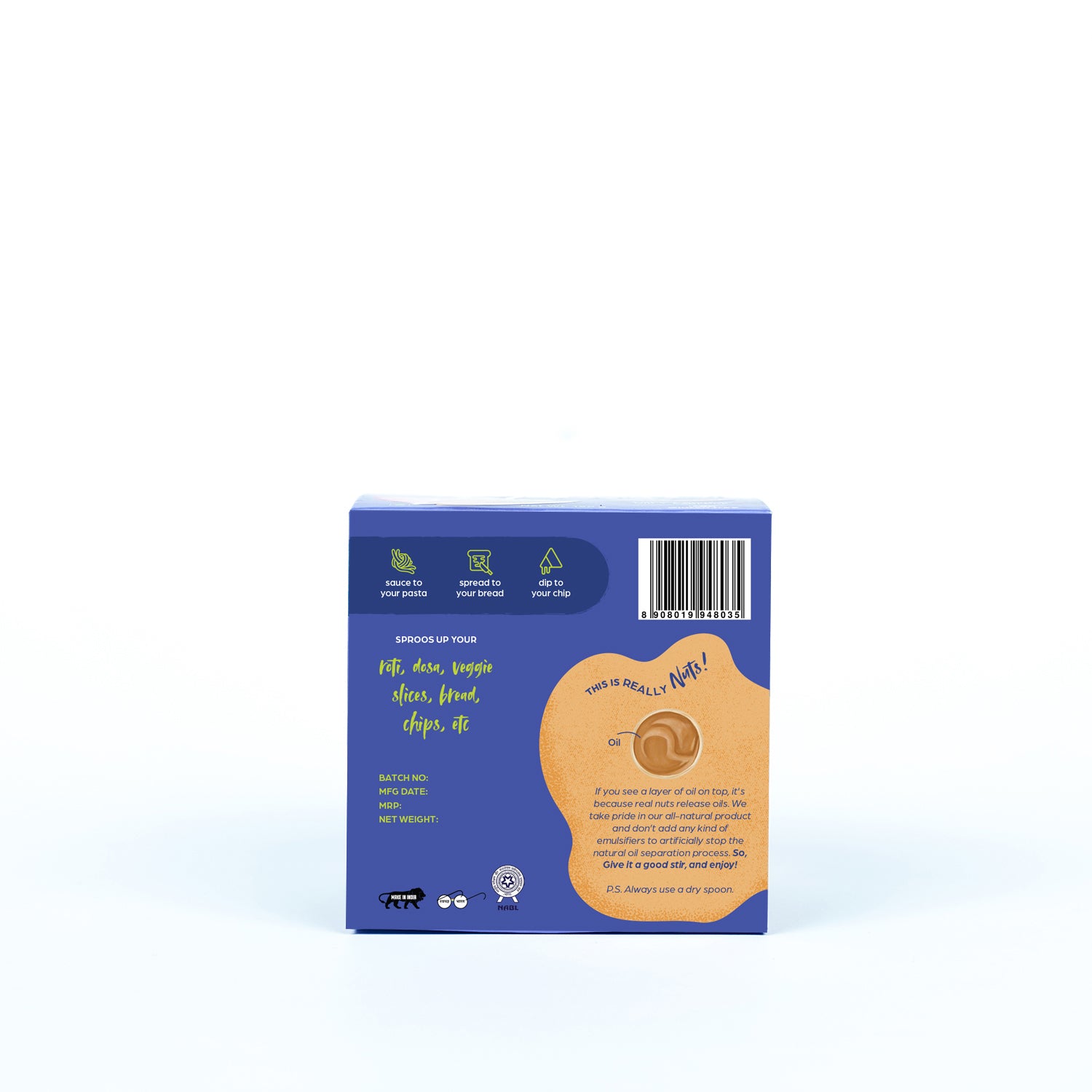 Sproos Nut Sauce | Pistachio Rose | No Preservative | No Added Sugar | 190gm