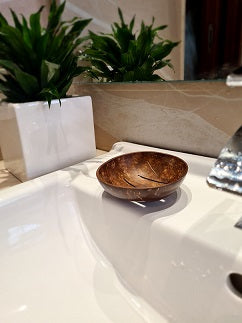 Thenga Coconut Shell Eco-friendly Soap Dish (Set of 2)