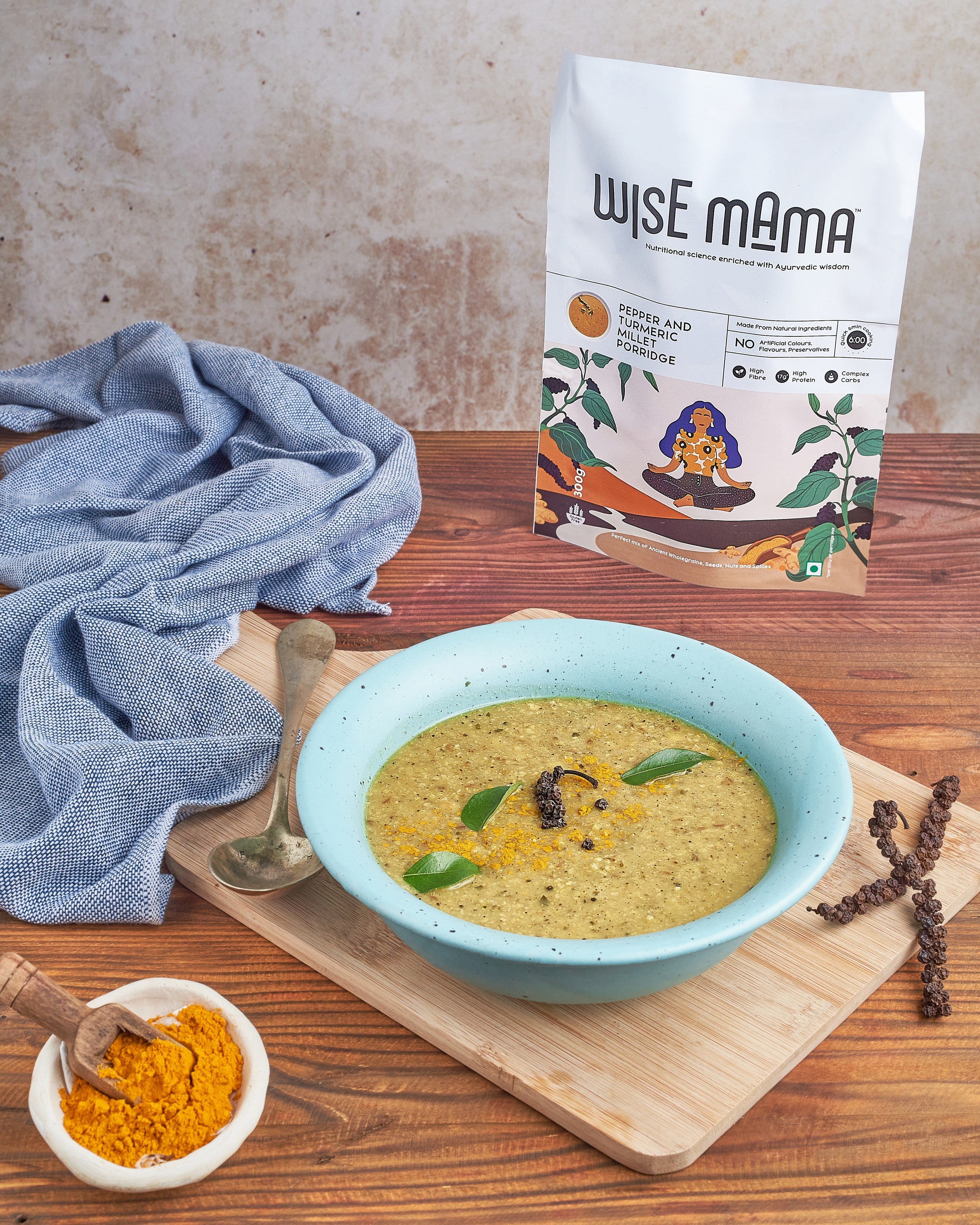 Wise Mama Millet Porridge | Pepper & Turmeric