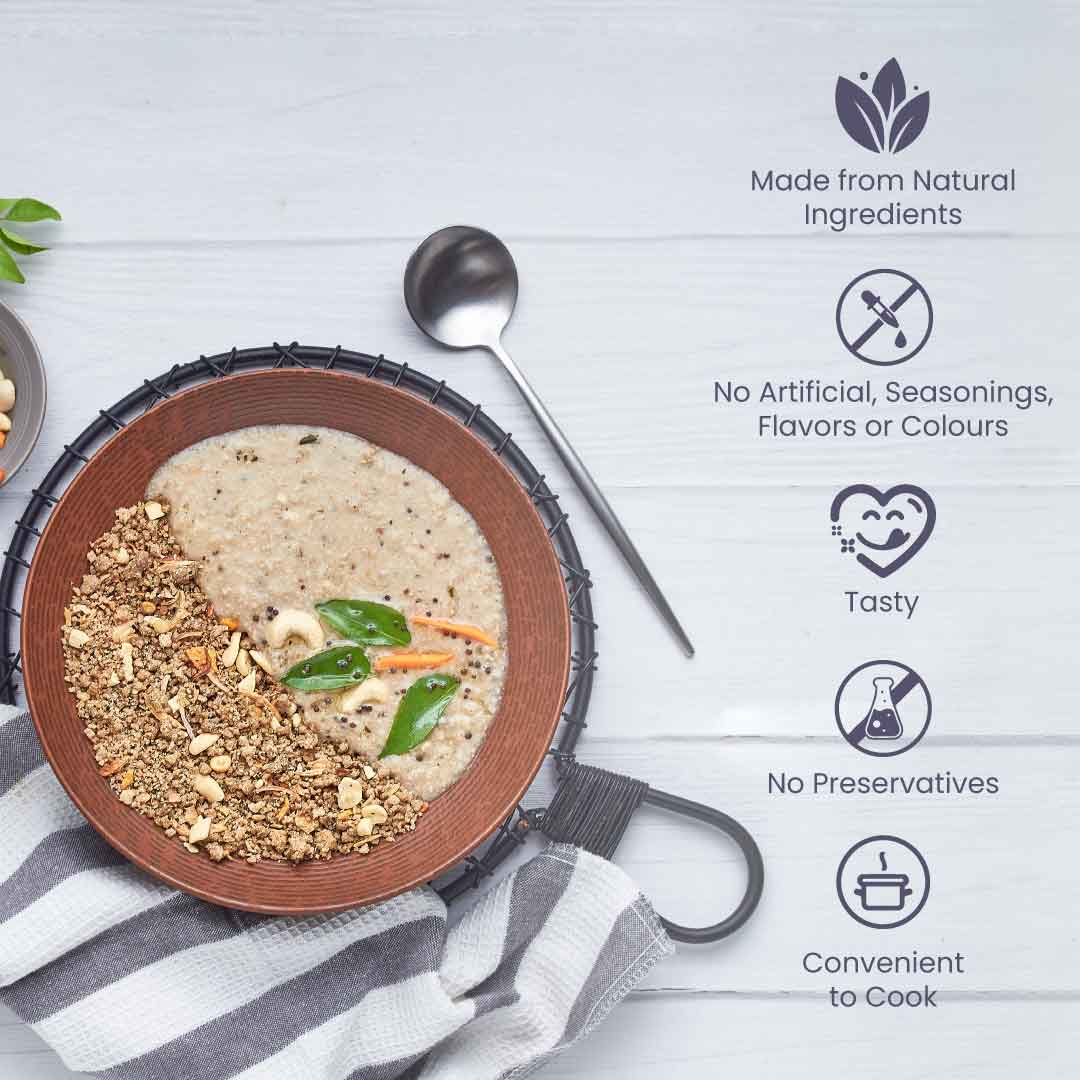 Wise Mama Millet Porridge | Upma Style
