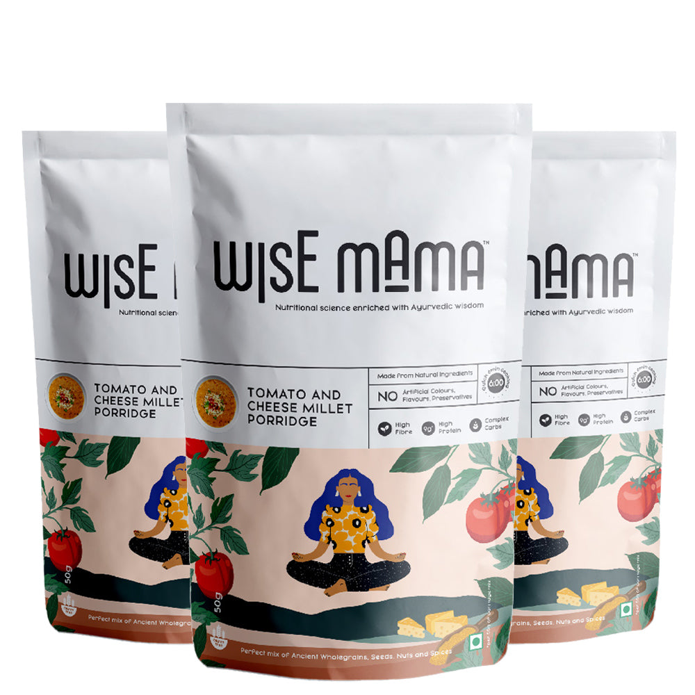 Wise Mama Millet Porridge | Tomato & Cheese