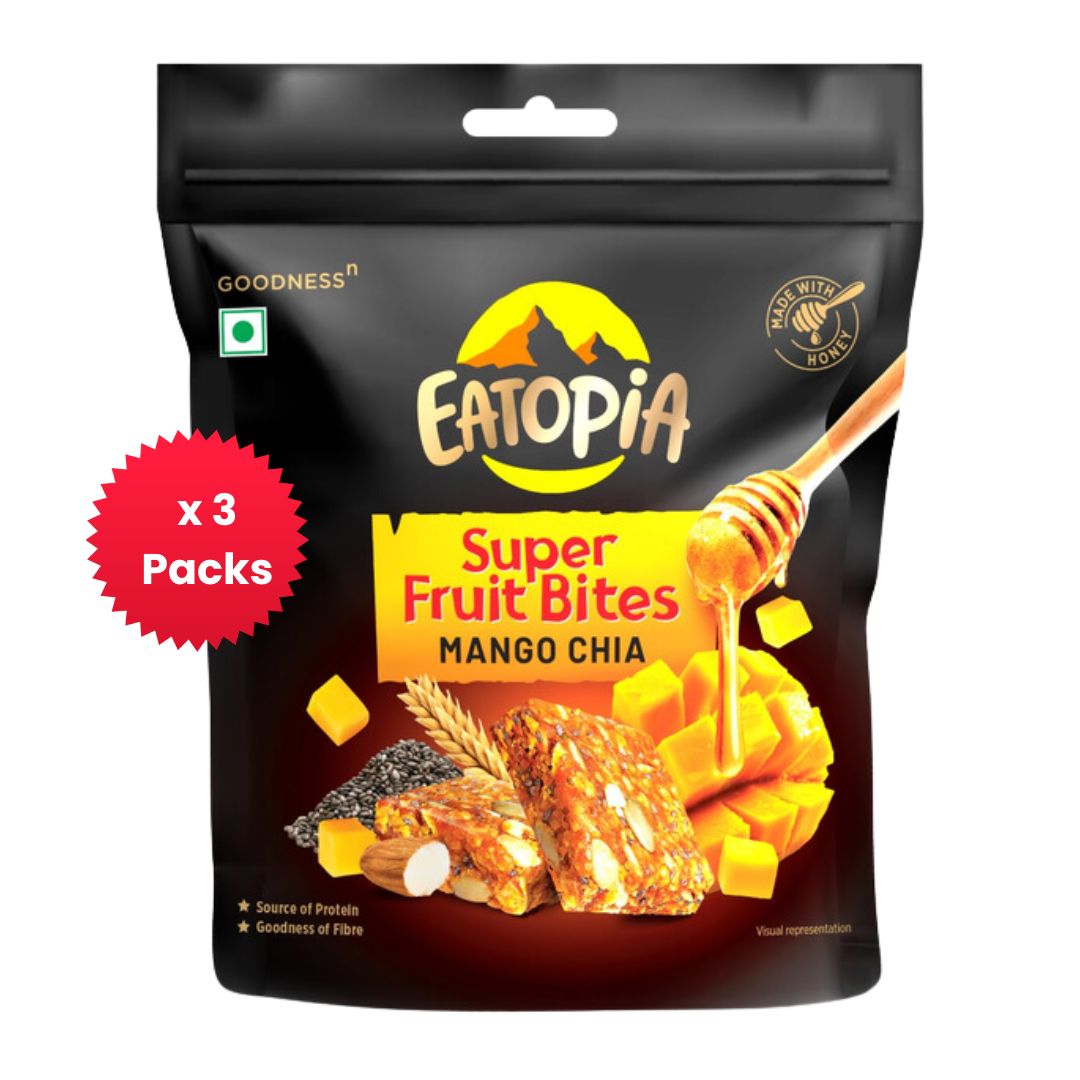 Eatopia superfruit Bites-Mango chia-pack of 3