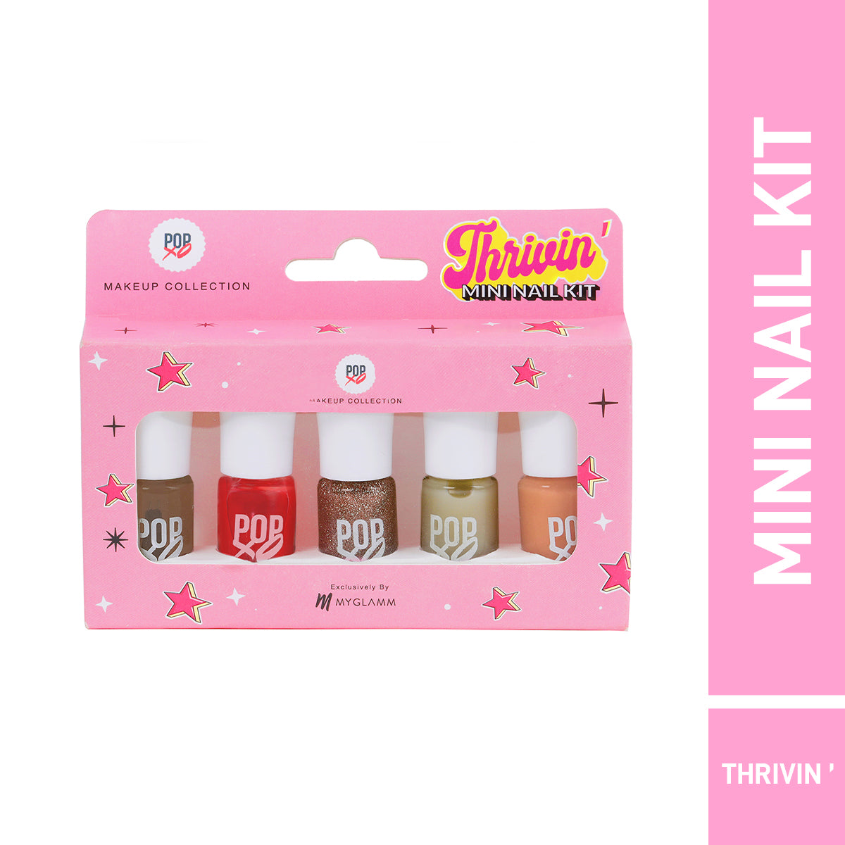MyGlamm POPxo Makeup Collection -Mini Nail Kit-Thrivin'-15ml