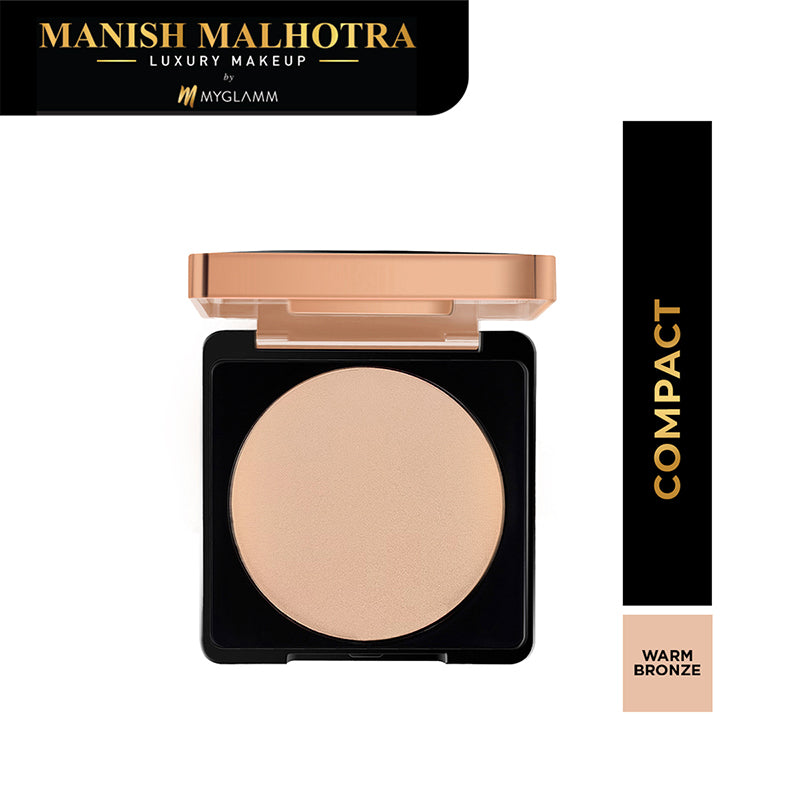 MyGlamm Manish Malhotra Beauty Skin Awakening Compact-Warm Bronze-9gm