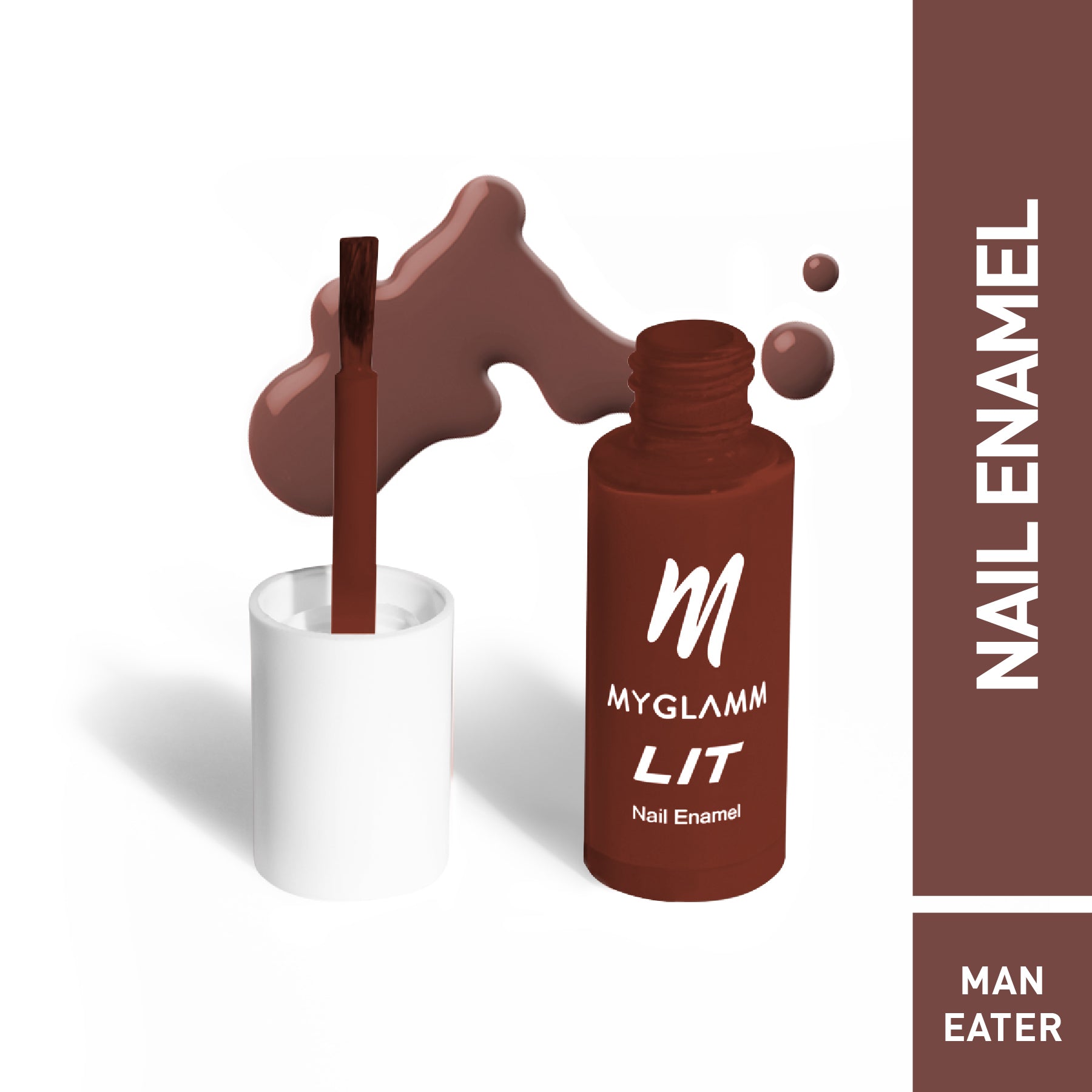MyGlamm LIT Nail Enamel-Man Eater-7ml