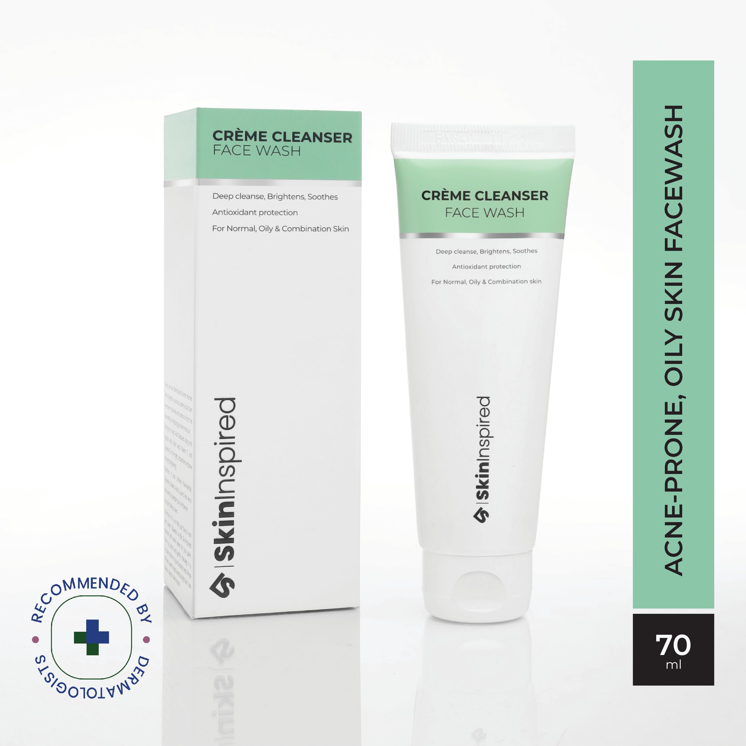 SkinInspired Creme Cleanser Facewash for Deep Cleansing | 70gm
