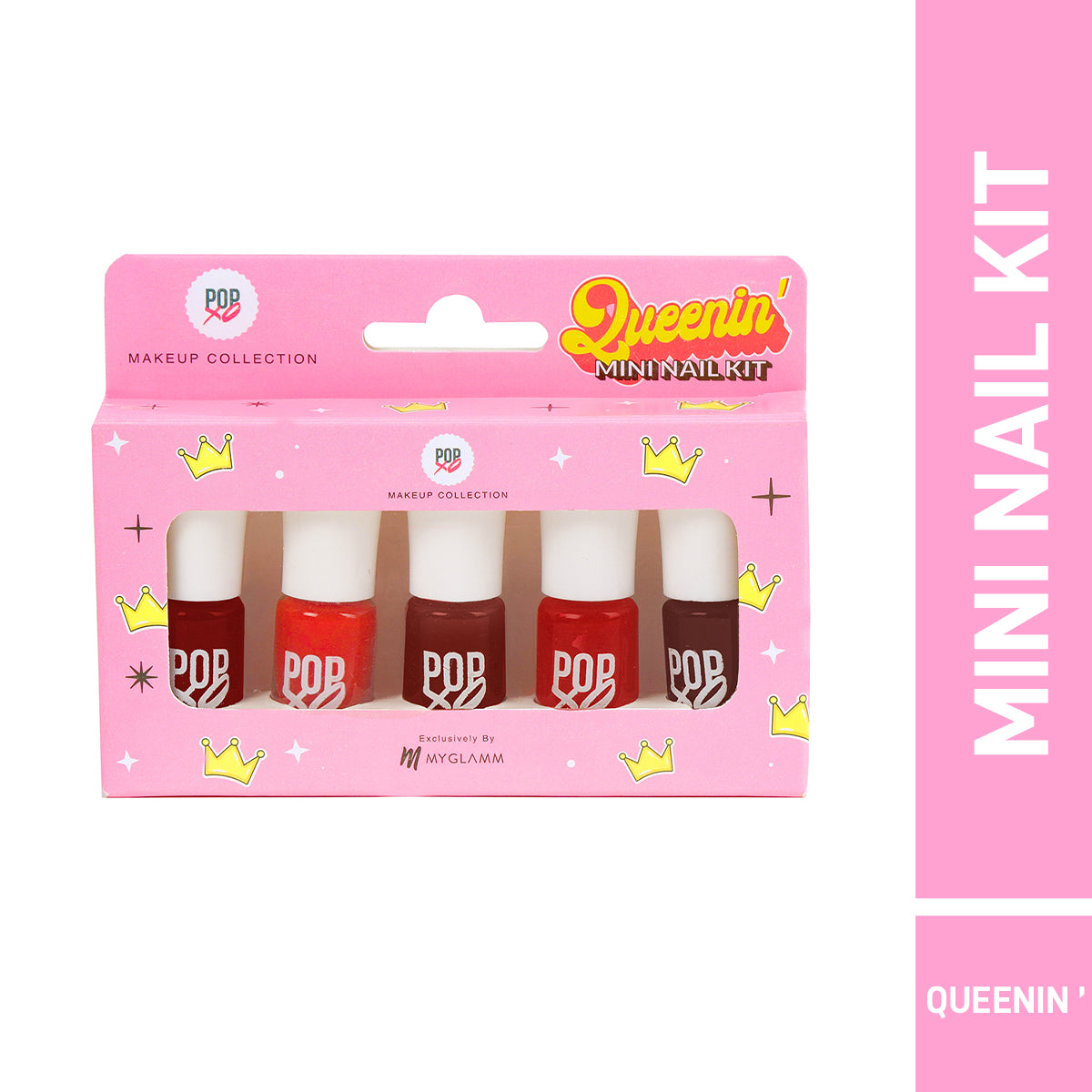 MyGlamm POPxo Makeup Collection -Mini Nail Kit-Queenin'-15ml