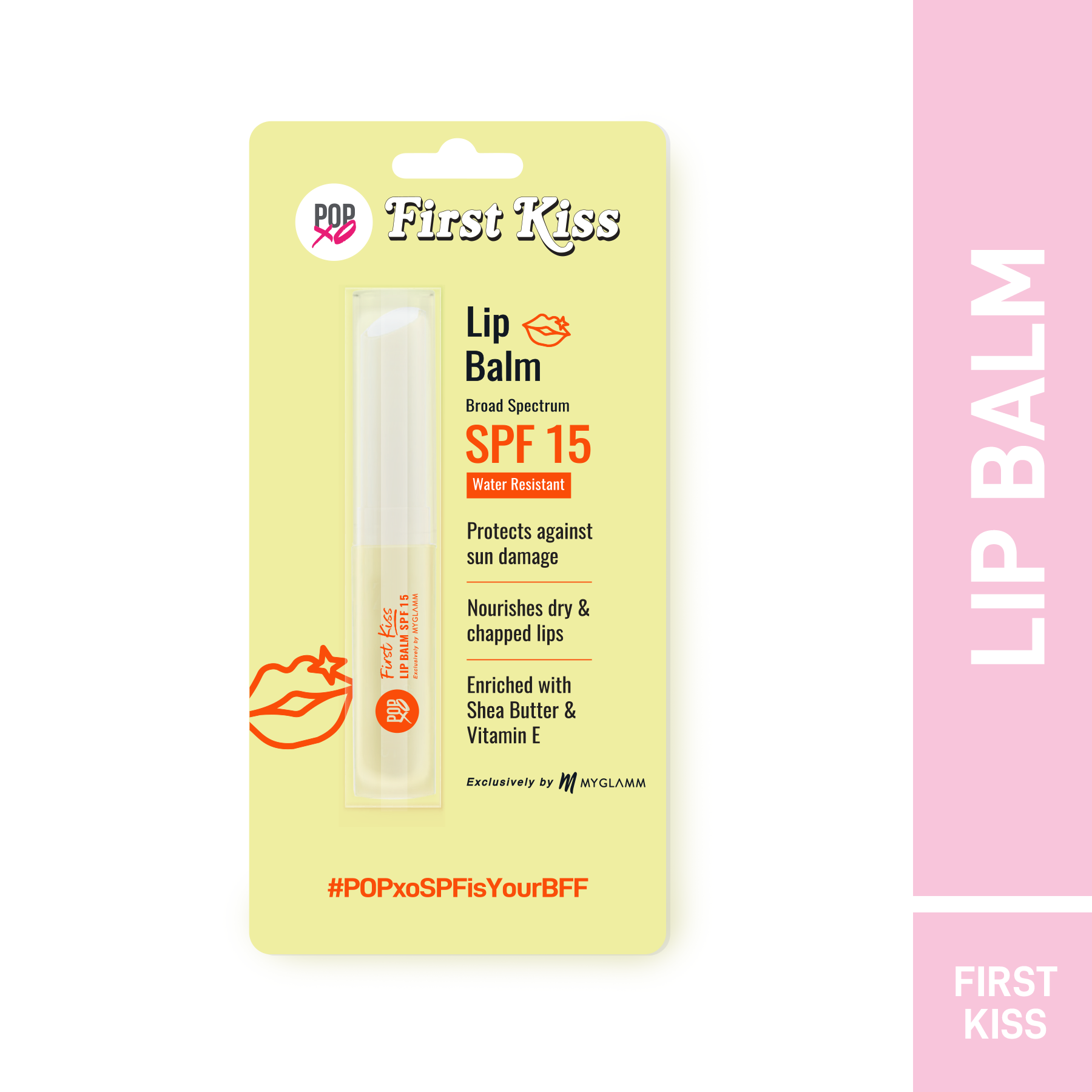 Myglamm Popxo First Kiss Lip Balm Spf 15-1.5g