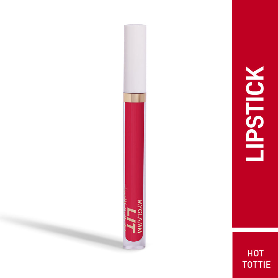 MyGlamm LIT Liquid Matte Lipstick-Hot Tottie-3ml