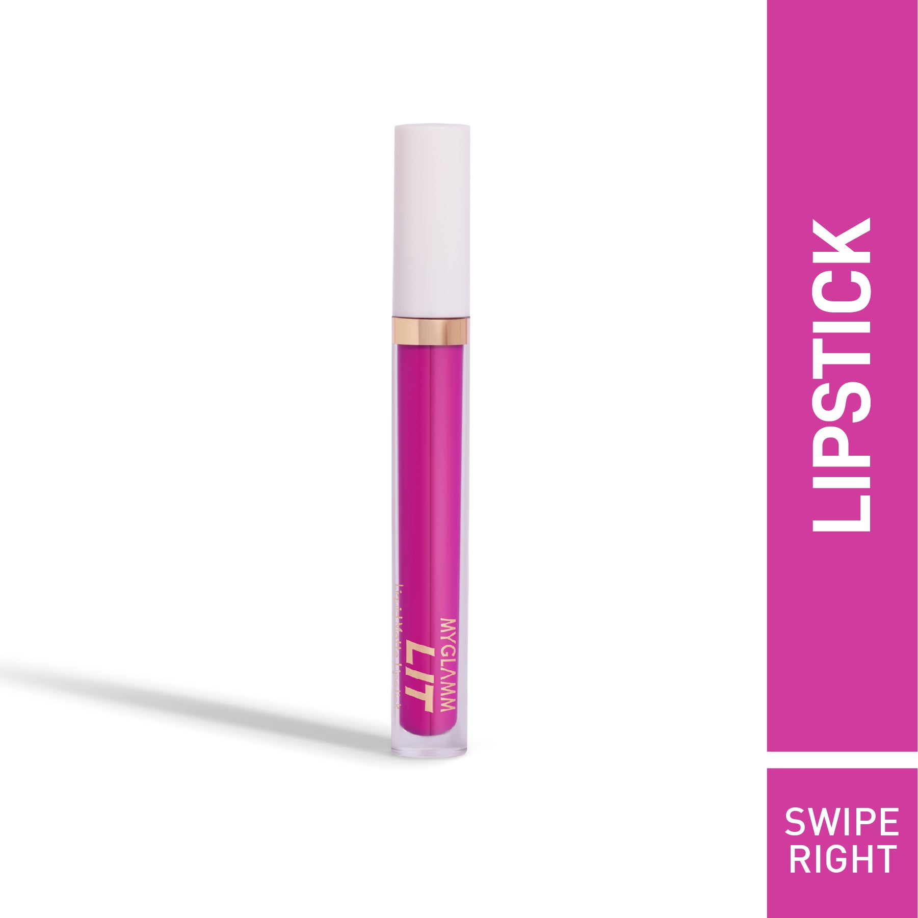 MyGlamm LIT Liquid Matte Lipstick-Swipe Right-3ml